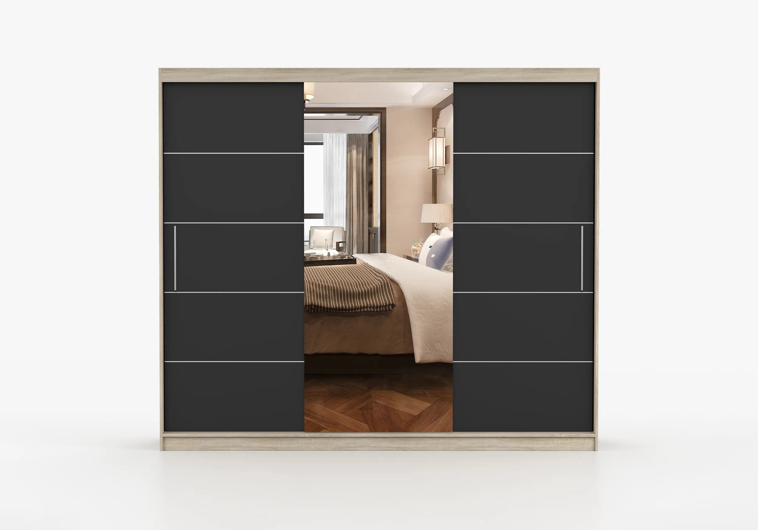 imoebel24 Schwebetürenschrank ALBA I 250 cm günstig online kaufen