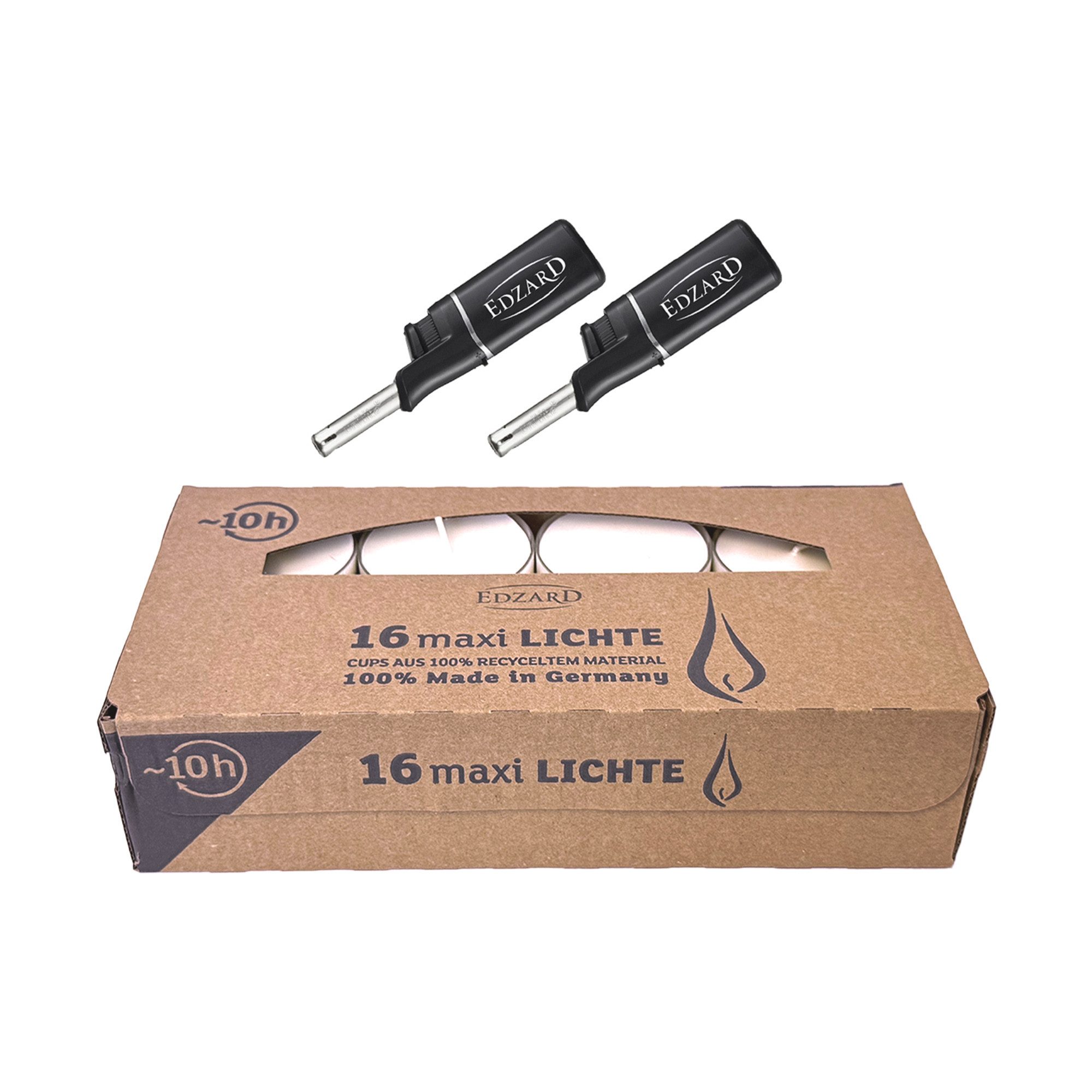 EDZARD Teelicht Maxi-Teelichter 16 Stück (Set, 16 Stück), Marke WENZEL