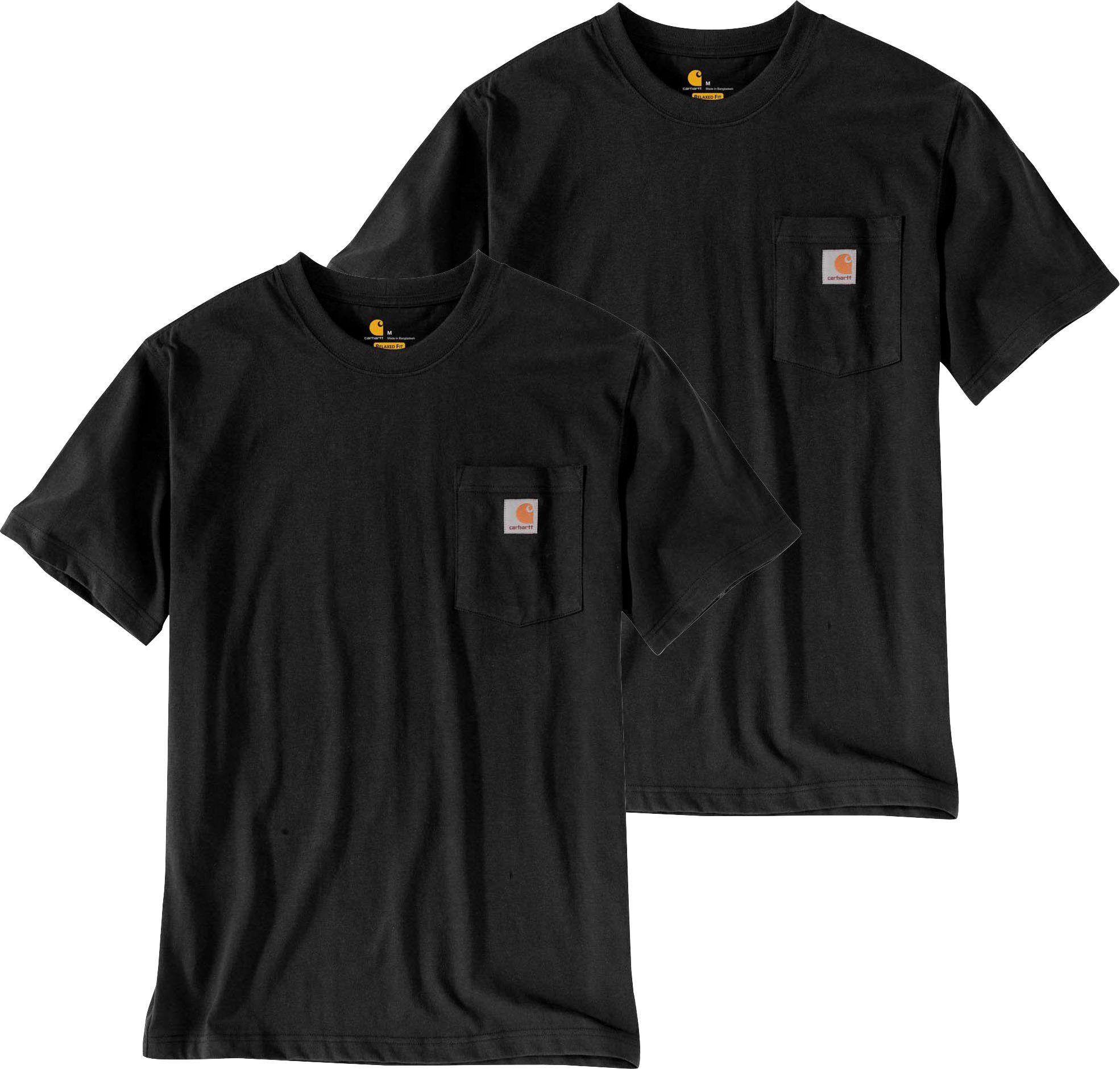 Carhartt T-Shirt (2-tlg., 2er Set) schwarz