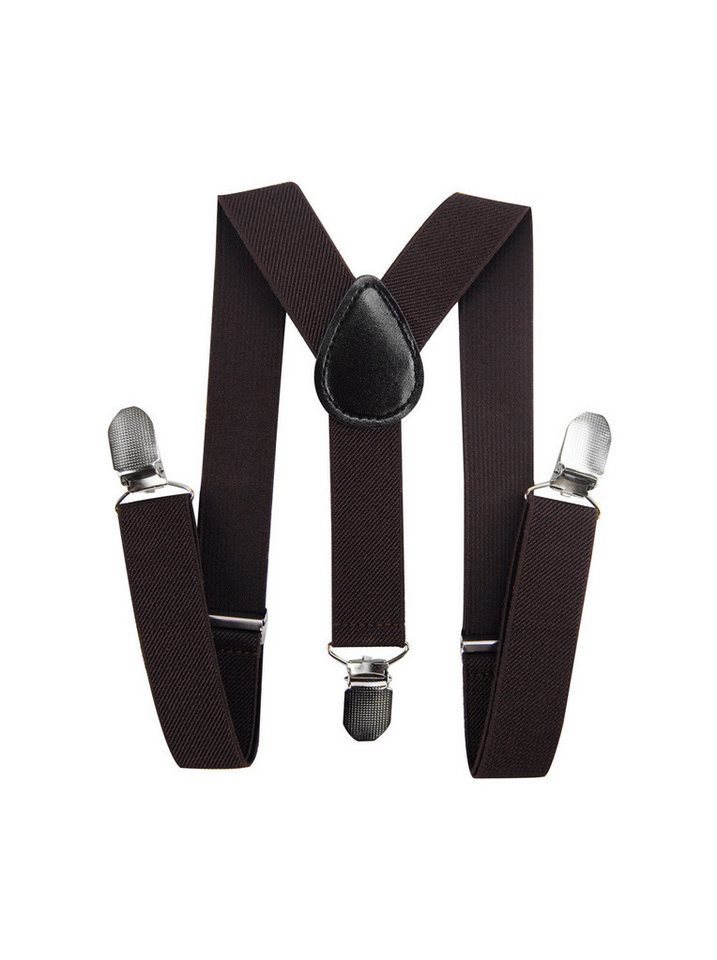 axy Hosenträger Kinder Jungen Hosenträger für Kinder 1-6 Jahre alt 3 Stabile Clips Y-Form 2,5cm Breit verstellbar und elastisch