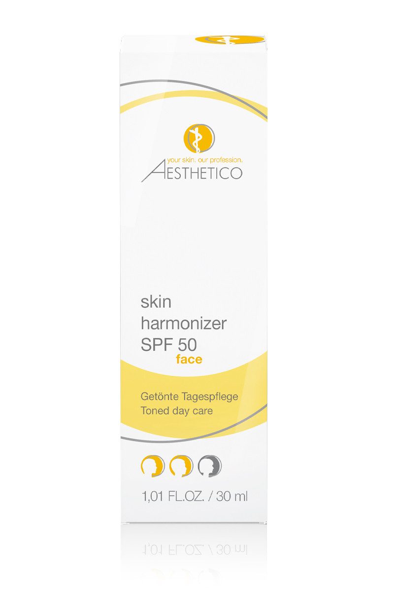 Aesthetico Getönte Gesichtscreme Aesthetico Skin Harmonizer SPF 50 Tagespflege getönt 30 ml, 1-tlg.