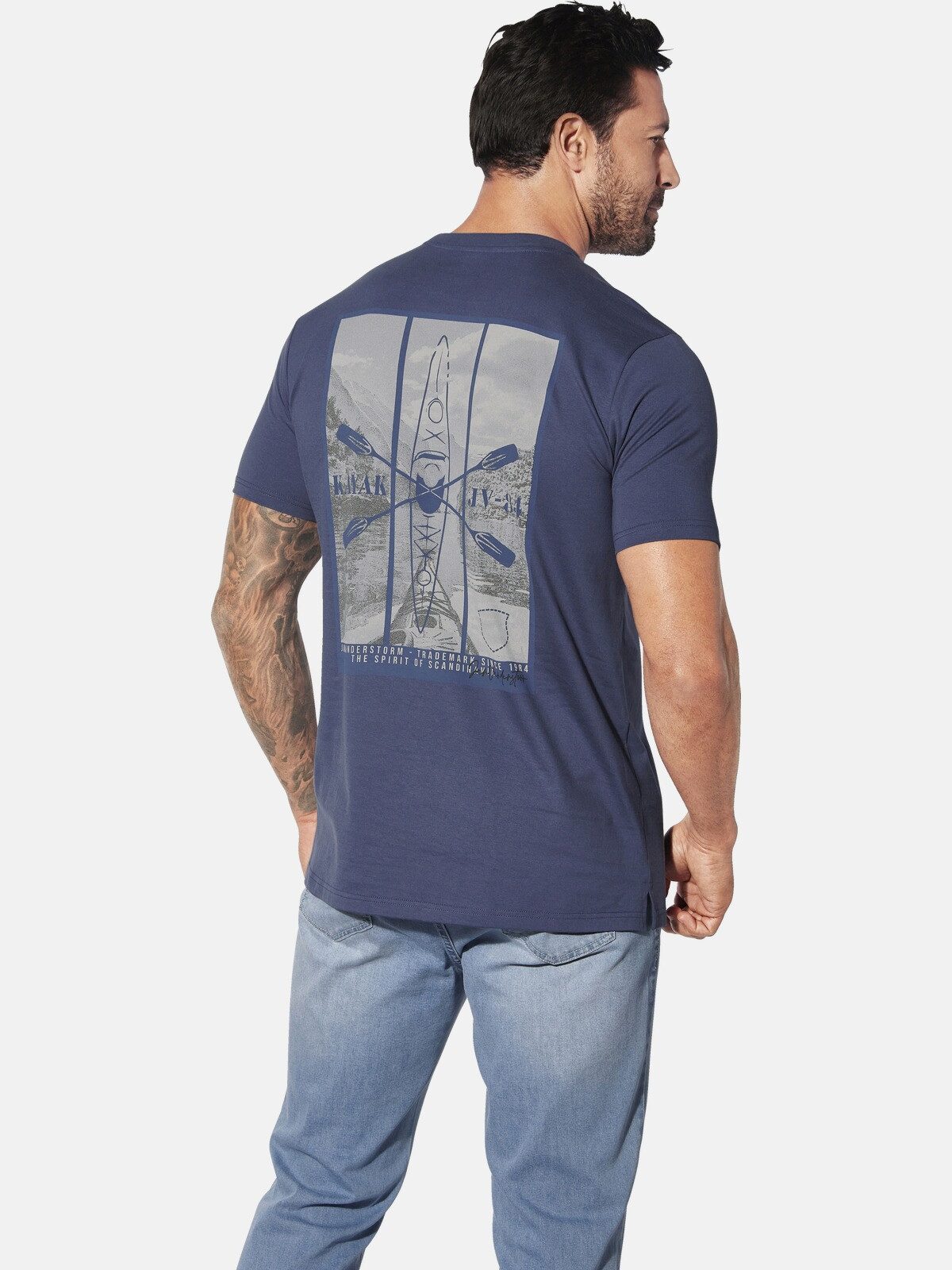 Jan Vanderstorm T-Shirt INGEFRERK mit großem Rückenprint günstig online kaufen