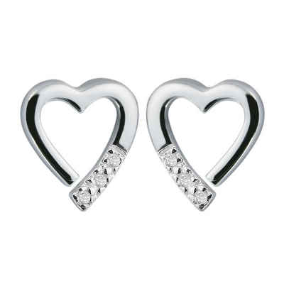 Hot Diamonds Paar Ohrstecker Ohrstecker Silber mit Diamanten Romantic
