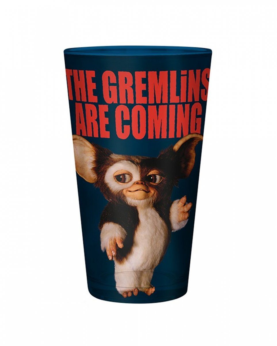 Geschirr-Set Gremlins are Coming Glas Horror-Shop Geschenkarti, Trinkglas als The
