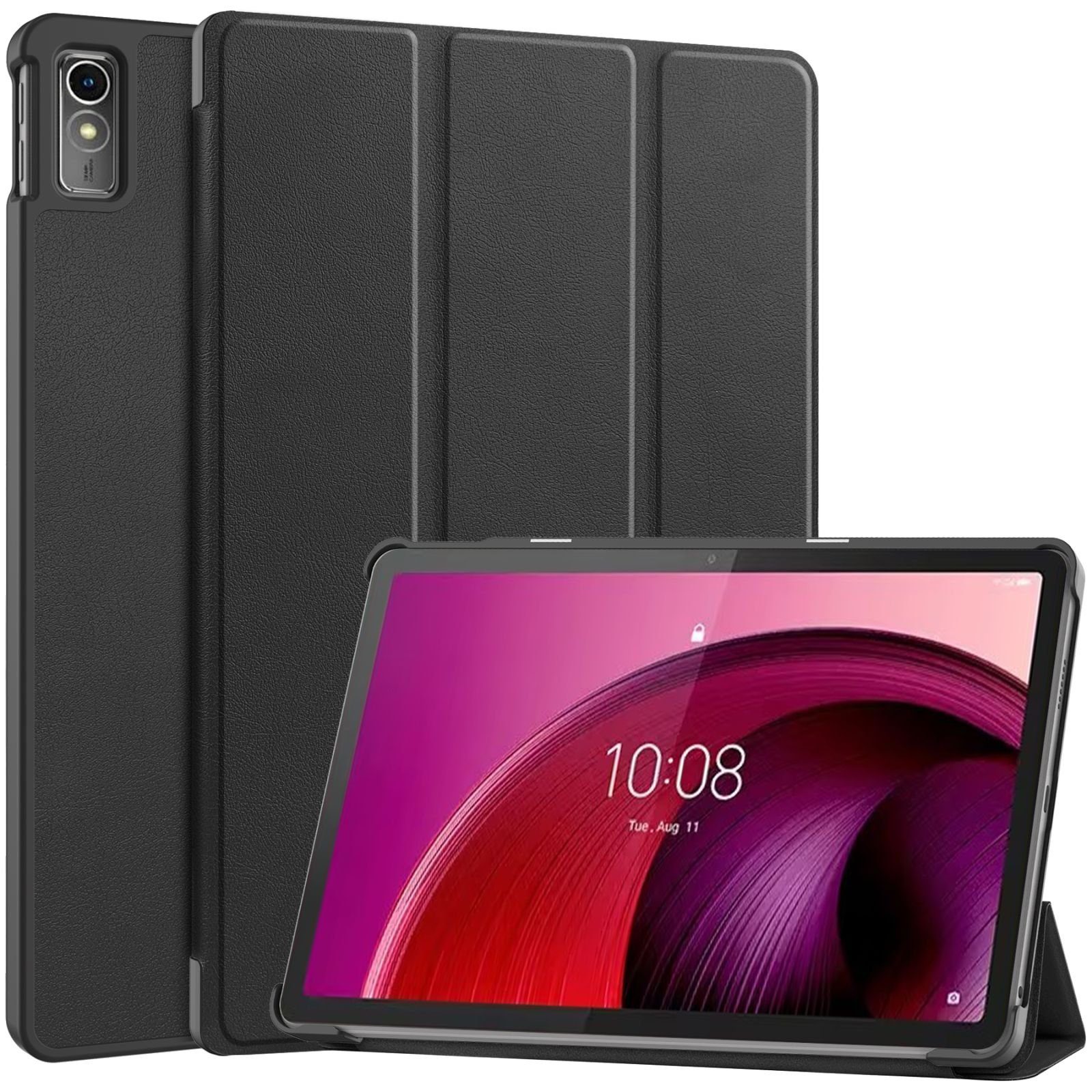 Lobwerk Tablet-Hülle Schutzhülle für Lenovo Tab M10 5G TB-360ZU 2023 10.6 Zoll, Wake & Sleep Funktion, Sturzdämpfung, Aufstellfunktion