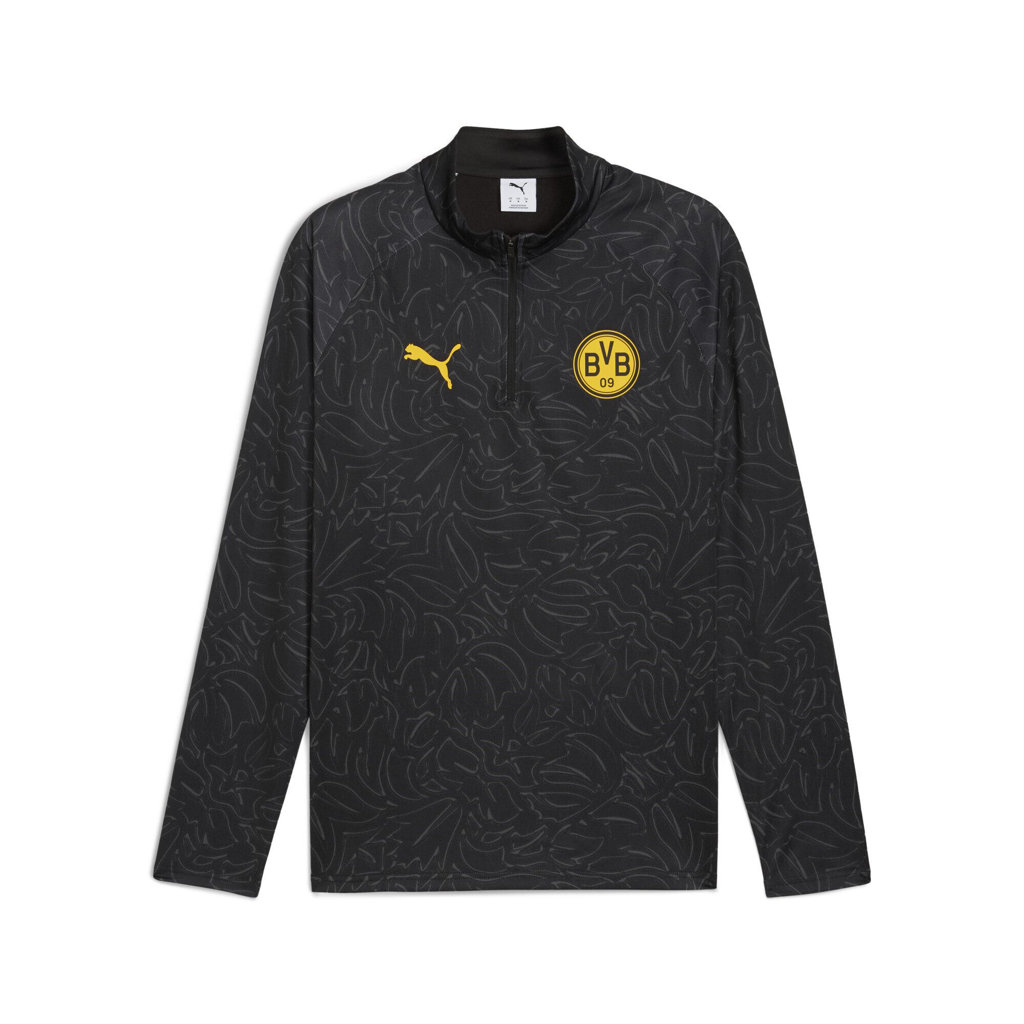 PUMA T-Shirt Borussia Dortmund Aufwärmoberteil mit viertellangem günstig online kaufen