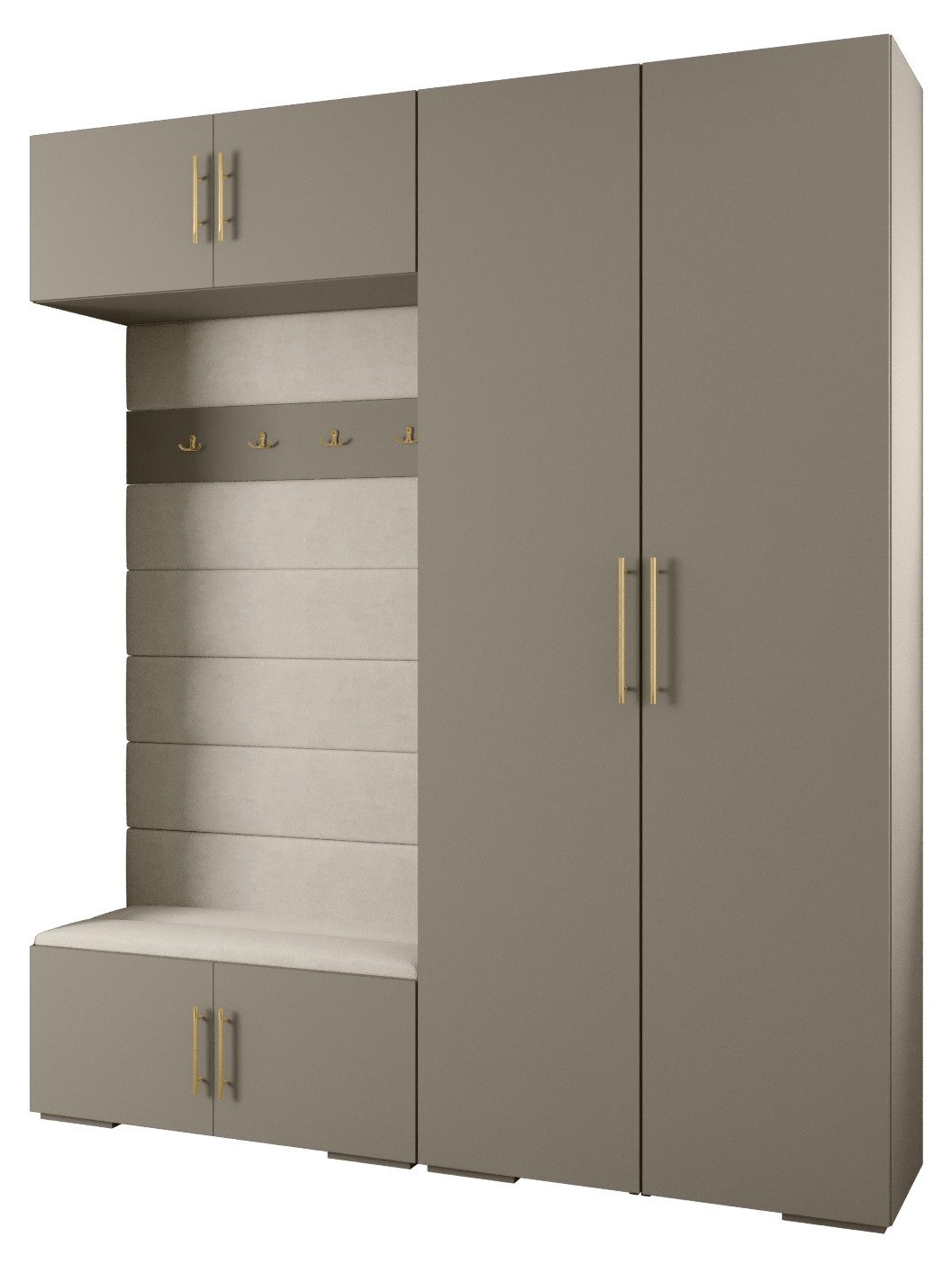 ABIKS MÖBEL Kompaktgarderobe INOVA 3 SATZ günstig online kaufen