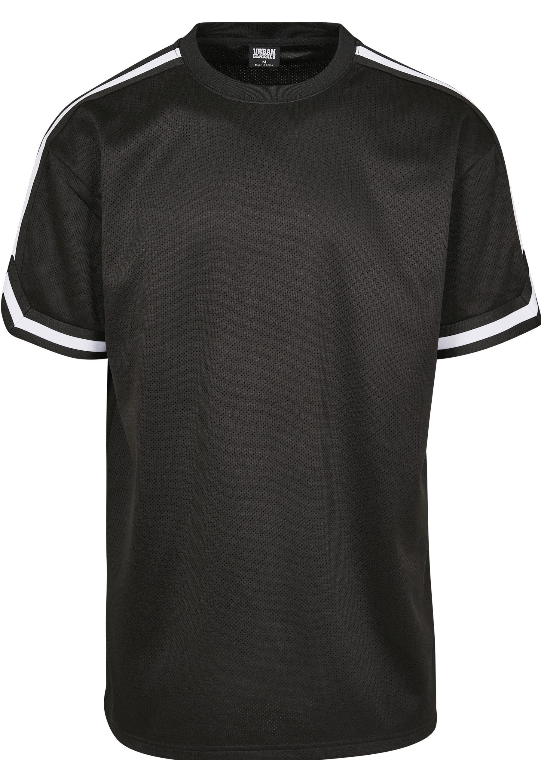 Netzshirt Urban Classics Herren Oversized Stripes Mesh Tee