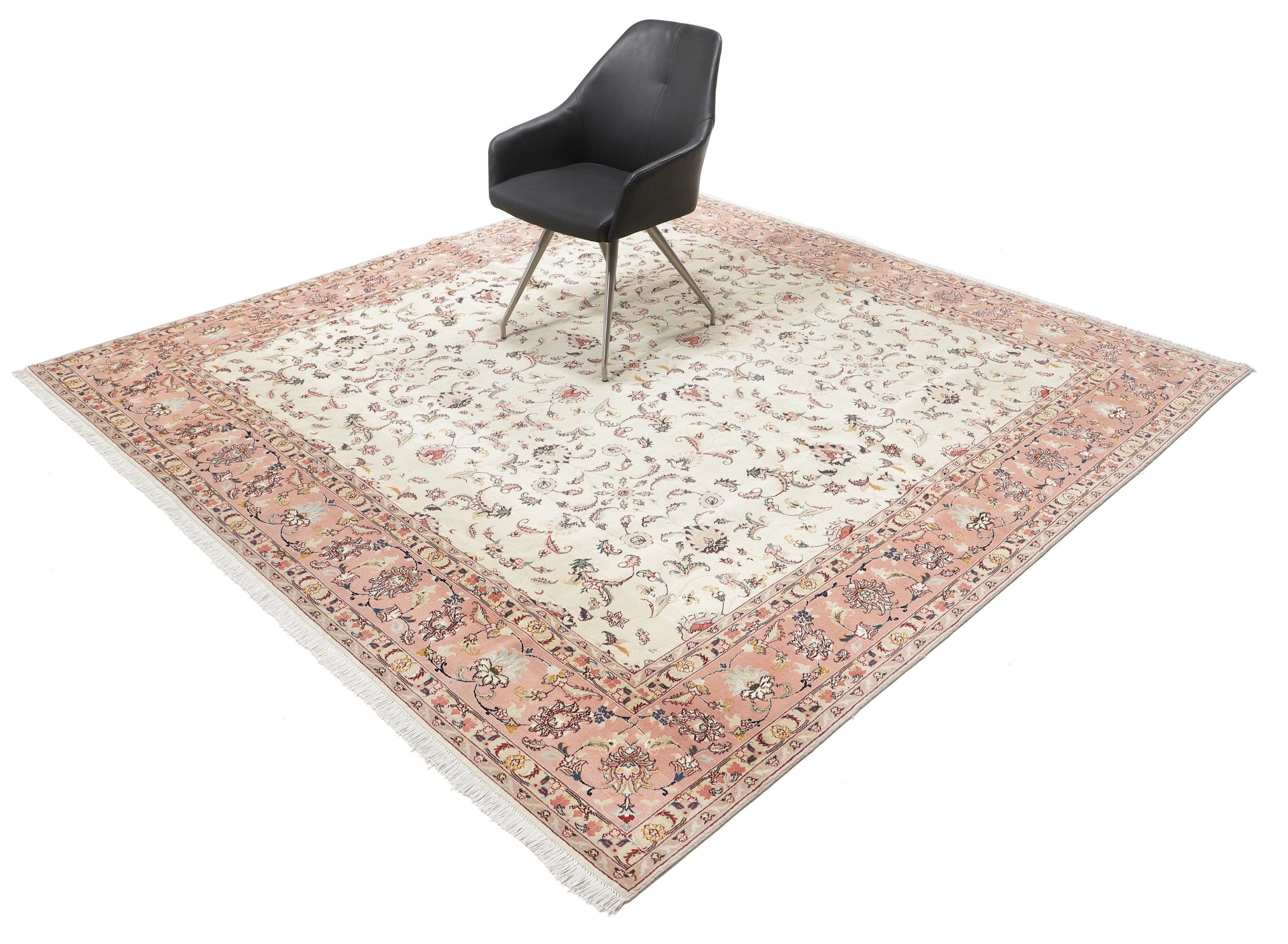 Carpet Avenue Teppich Tabriz 50 Raj 260x255, Quadrat, Höhe: 8 mm