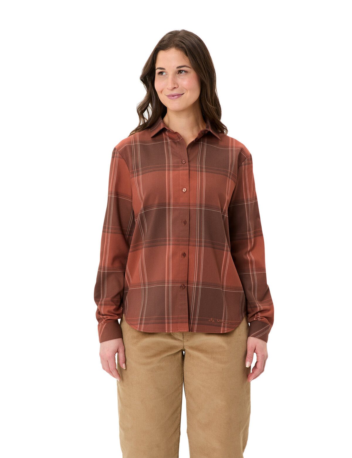 VAUDE Funktionsbluse Women's Farsund LS Shirt III (1-tlg) warme und bequeme Hemdbluse