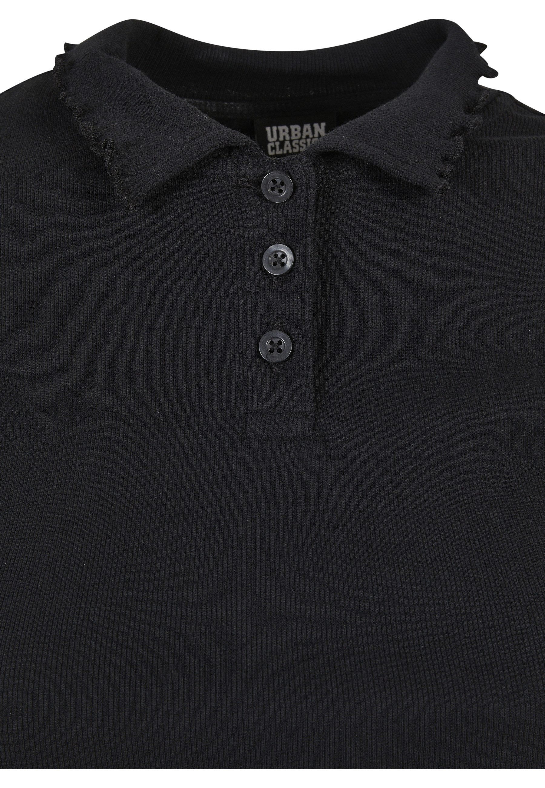 URBAN CLASSICS T-Shirt Urban Classics Damen Ladies Rib Polo Tee (1-tlg)