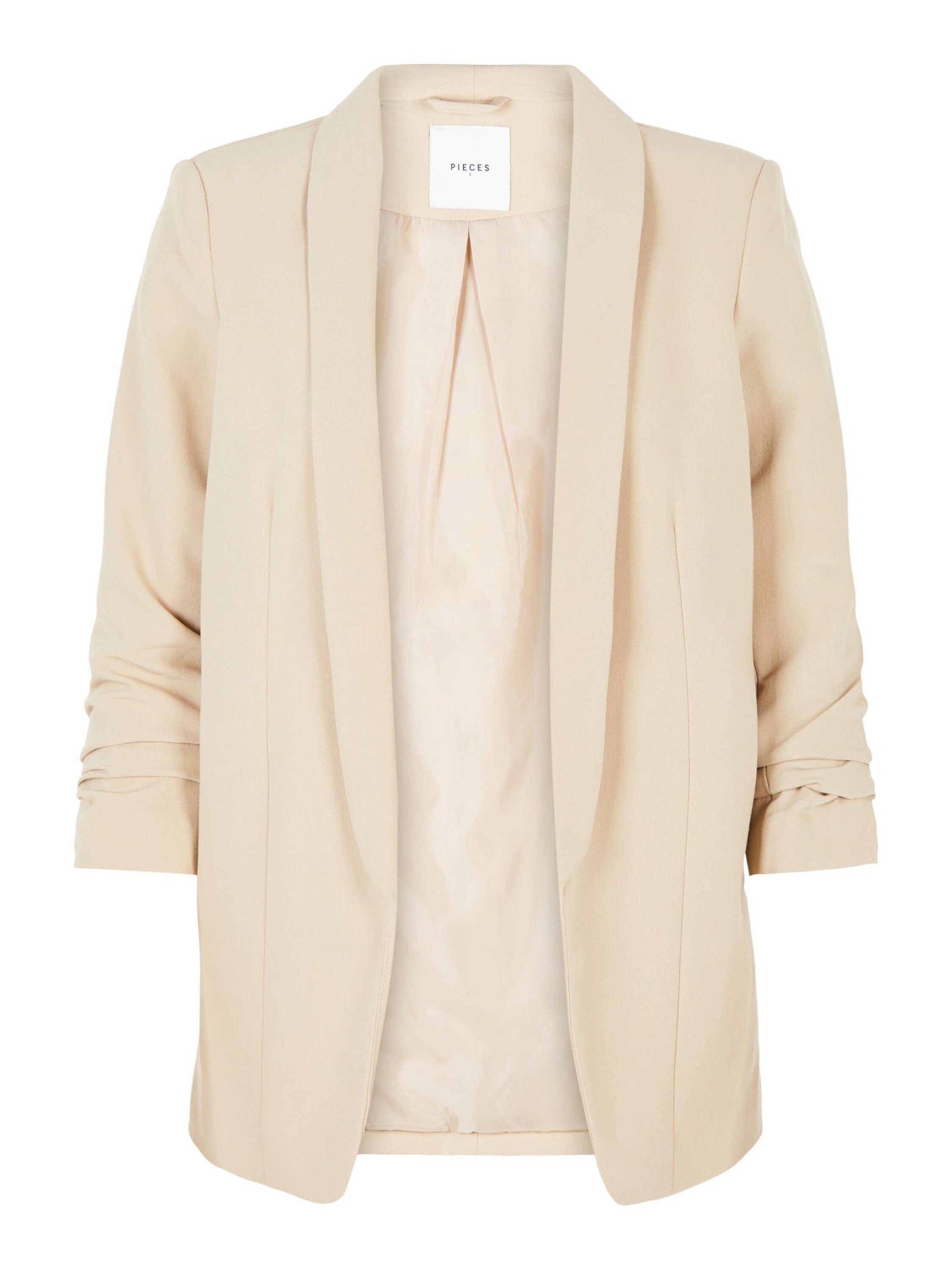 pieces Kurzblazer BOSELLA (1-tlg) Falten günstig online kaufen