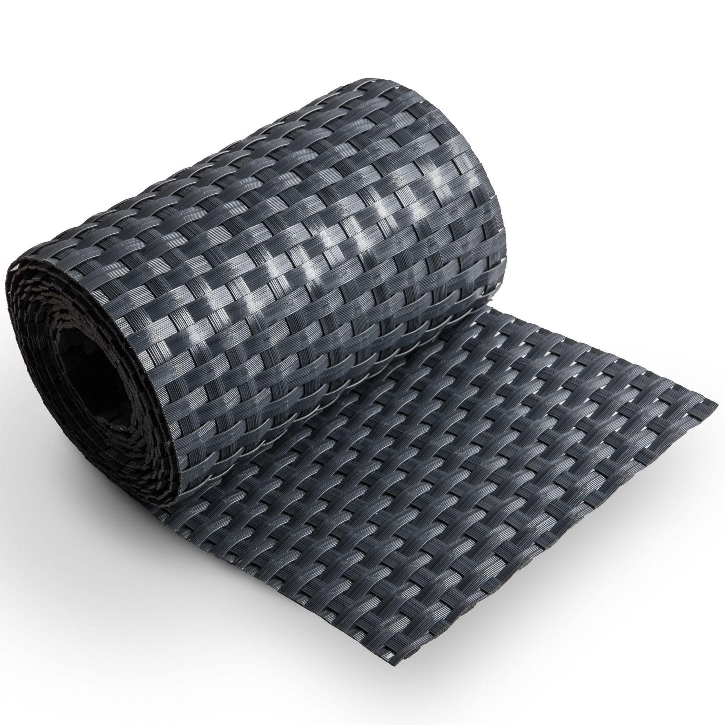 Grasekamp Balkonsichtschutz Sichtschutzstreifen 255x19cm grau günstig online kaufen