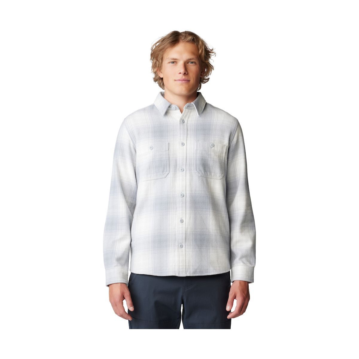 Mountain Hardwear Outdoorbluse M Plusher Long Sleeve Shirt Weicher, wintertauglicher Button-up aus verantwortungsvoll