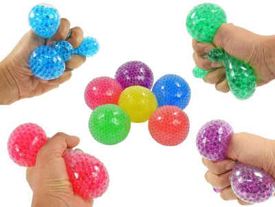Kögler Lernspielzeug Kögler 3 x Antistress Knautschball Quetschball Squeeze Knetball 7 cm (Set, 3, 3-St., 3er Set)