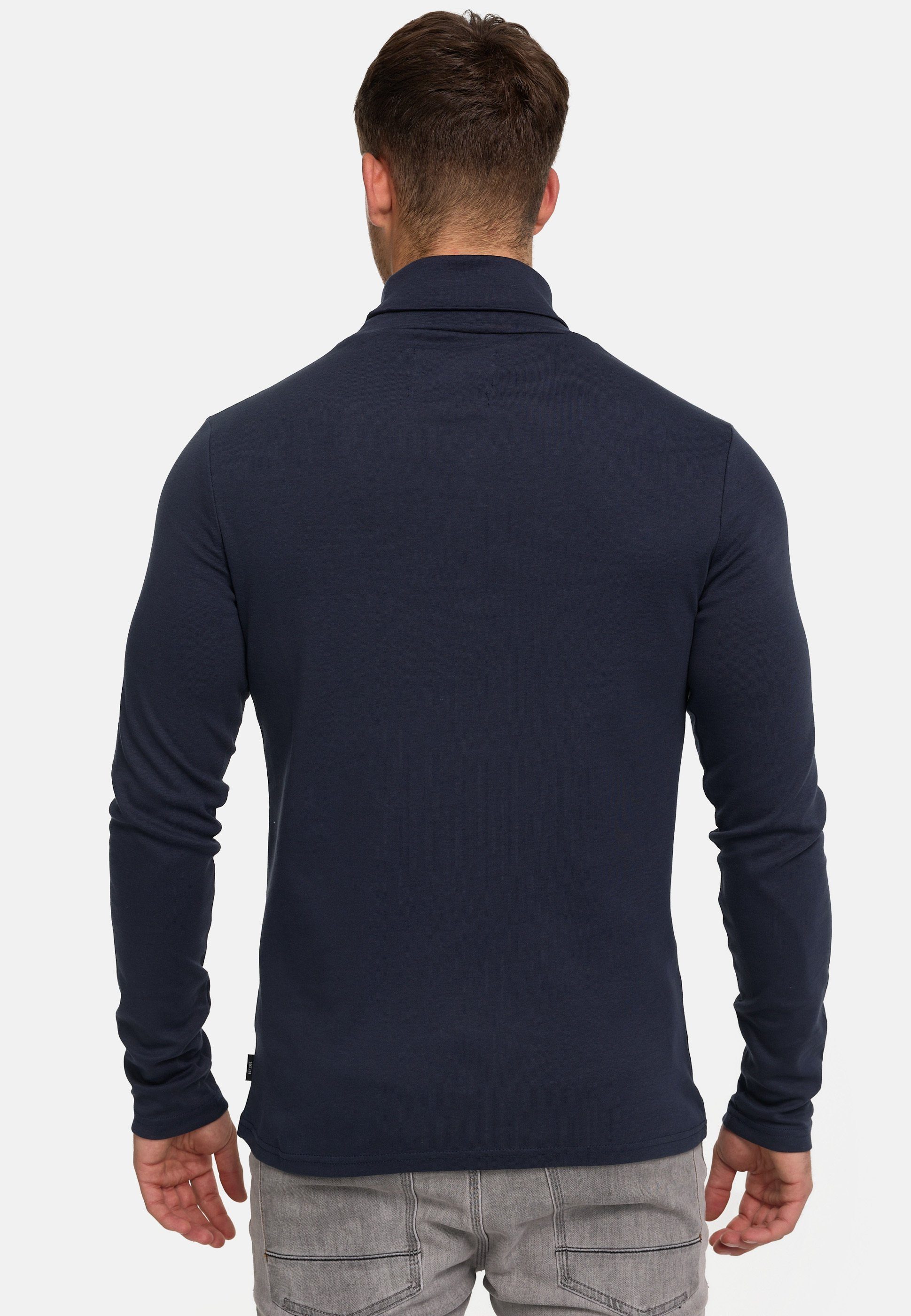 Indicode Rollkragenshirt Herren Eagon Langarmshirt Herrenshirt