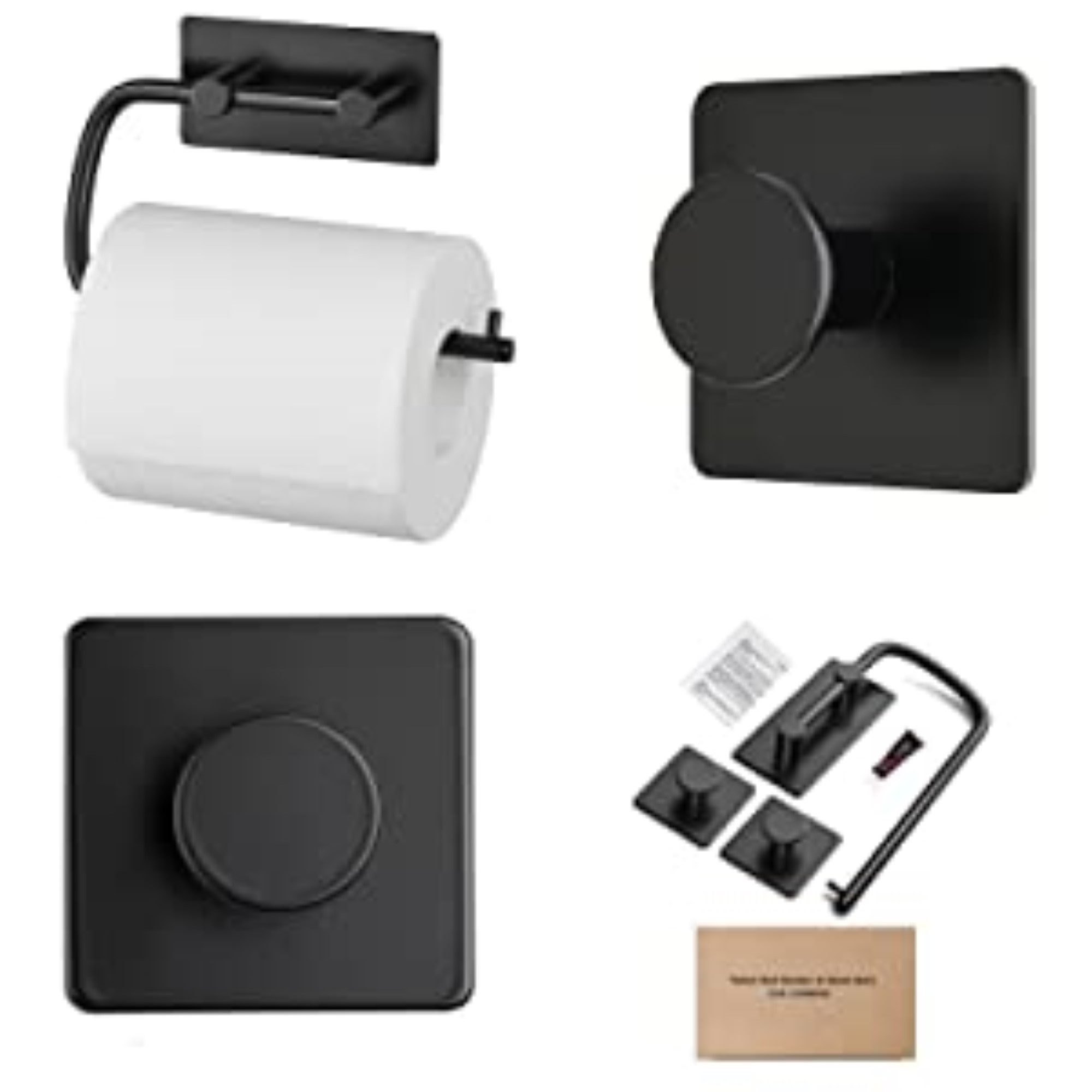 UMI Toilettenpapierhalter Toilettenpapierhalter-Set ohne Bohren, selbstkleb günstig online kaufen