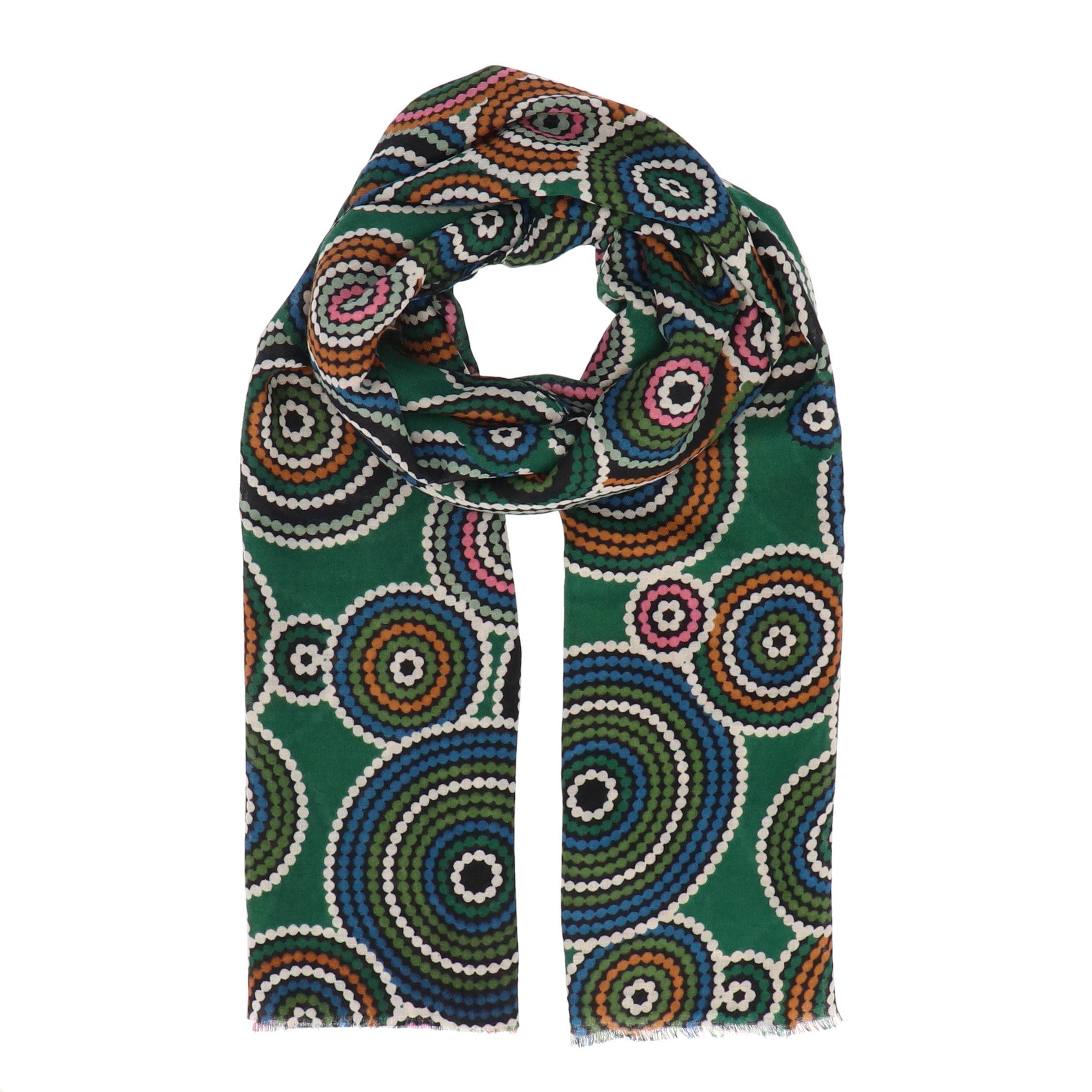 in grün Farben! Mandala, Modeschal halsüberkopf Schal Accessoires tollen