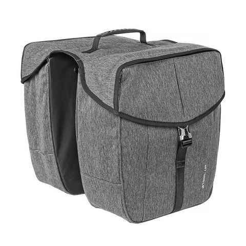MidGard Gepäckträgertasche Premium Fahrrad-Doppeltasche für Gepäckträger, inkl. Regenschutzhülle