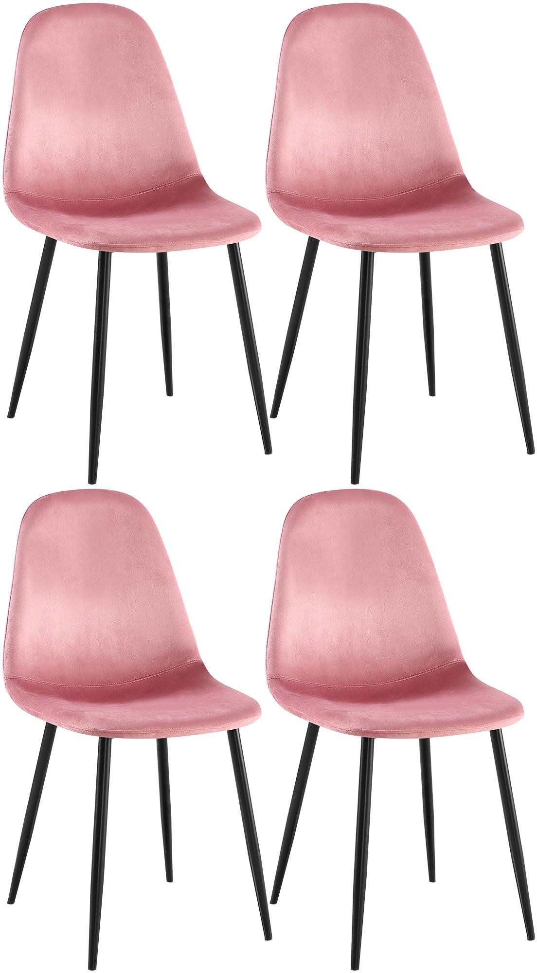 CLP Esszimmerstuhl Napier (4er Set), Metall, günstig online kaufen