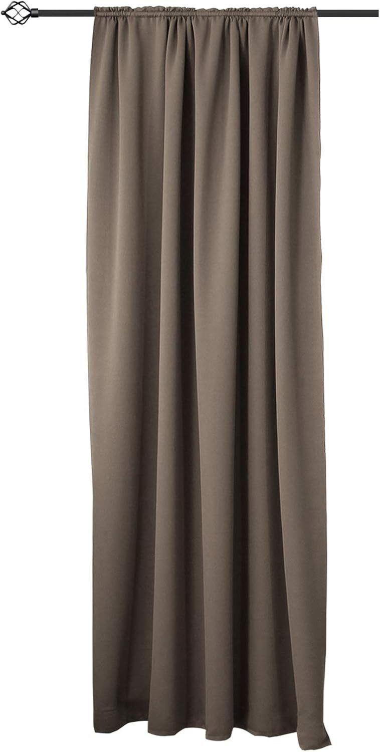 Woltu Gardine (1 St), blickdicht, Blickdicht mit Kräuselband für Schiene, 2 günstig online kaufen