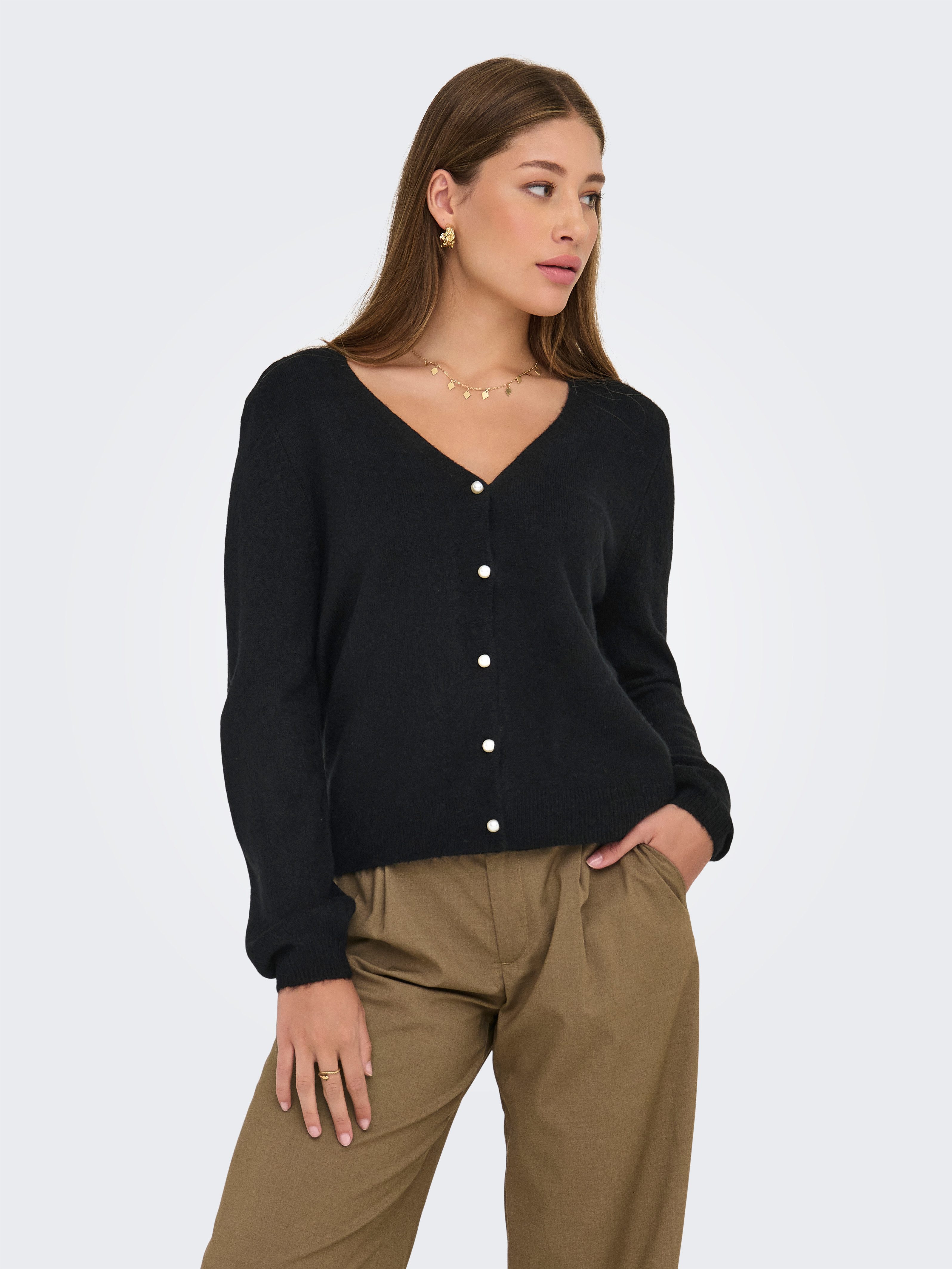 ONLY Strickjacke ONLADELE LS LACE MIX REVERS CARDI CC KNT günstig online kaufen