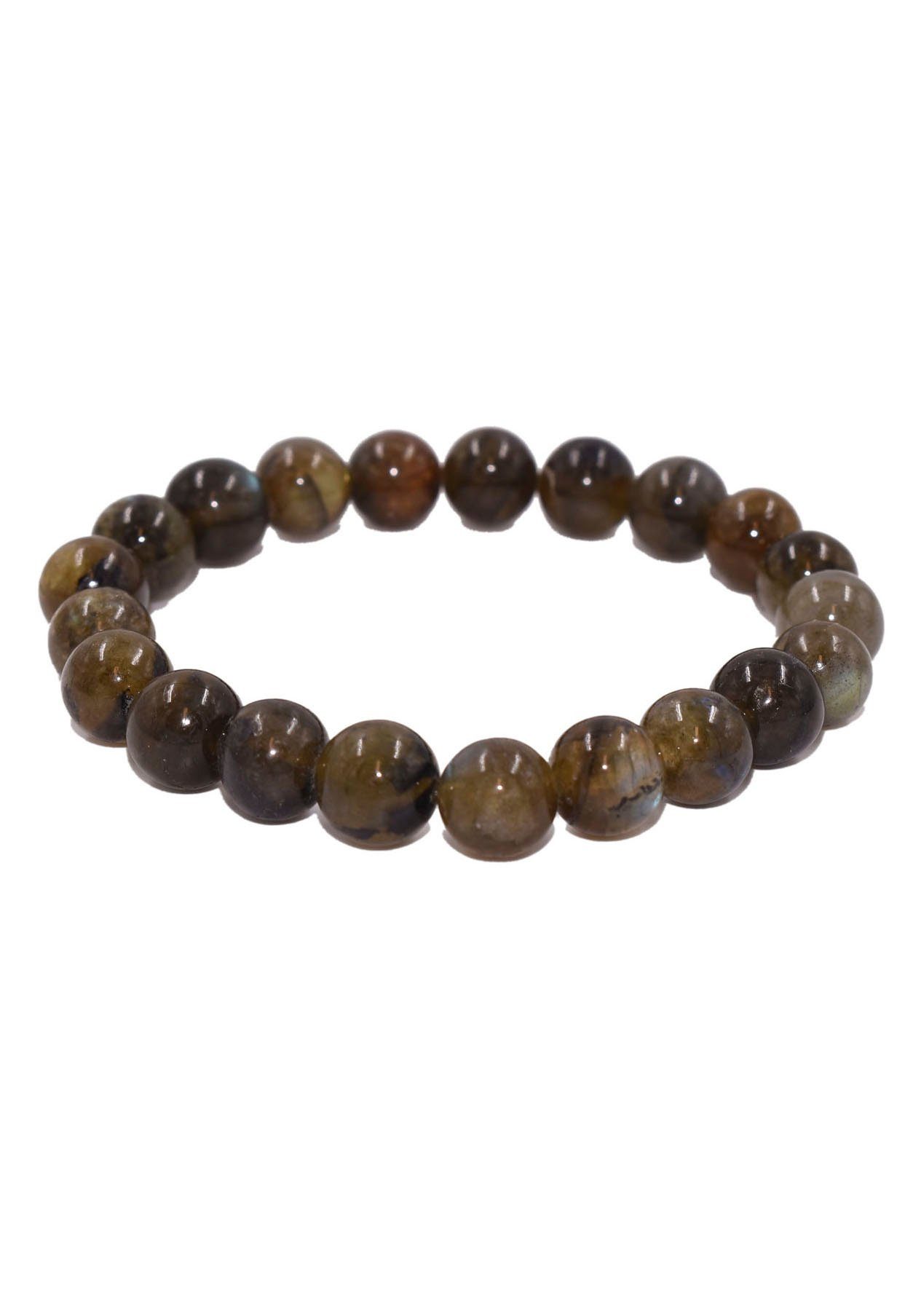Firetti Armband Schmuck Geschenk Armschmuck Armkette Edelstein Farbstein Labradorit, Made in Germany - mit Labradorit