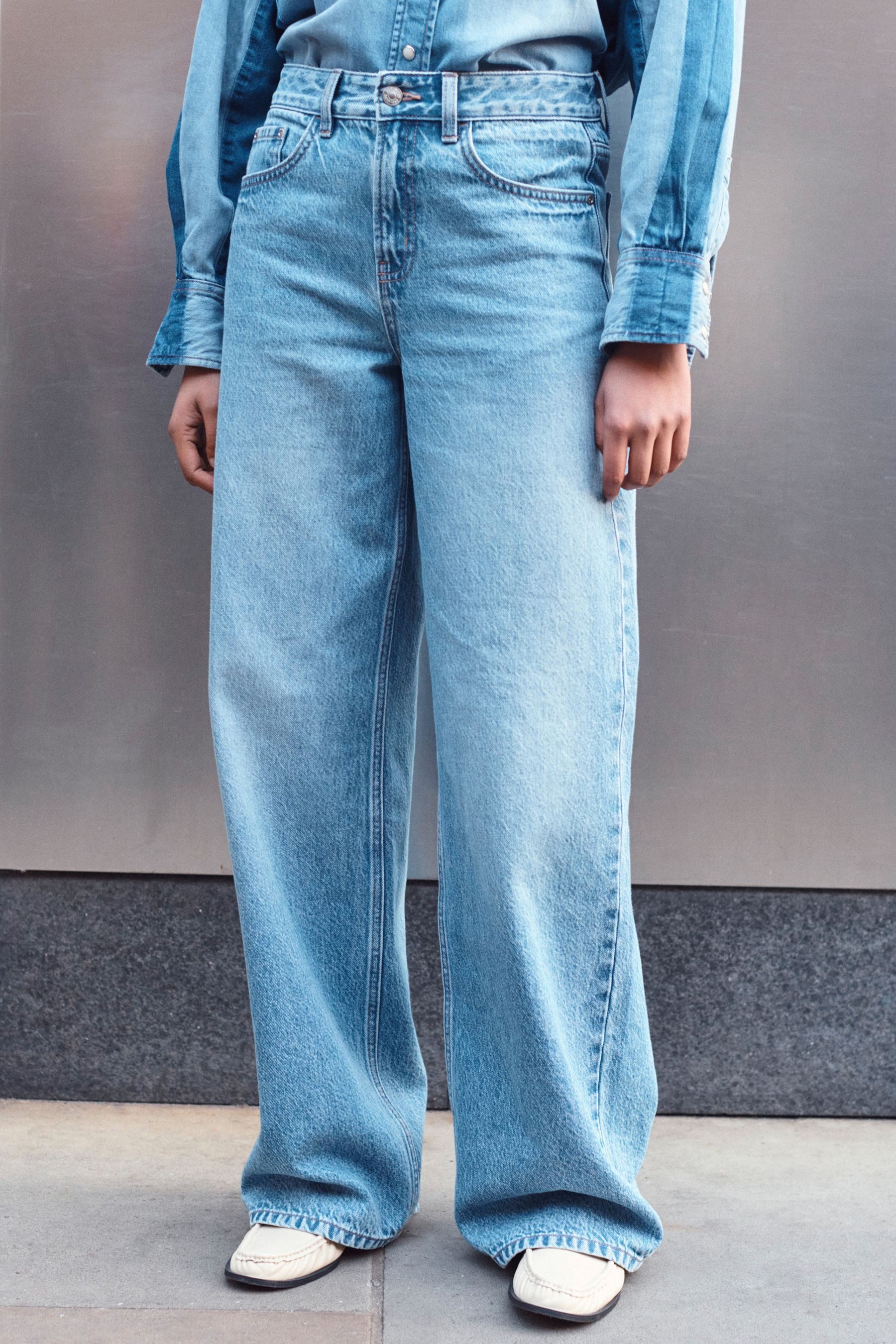 Next Weite Jeans Weit geschnittene Jeans (1-tlg)