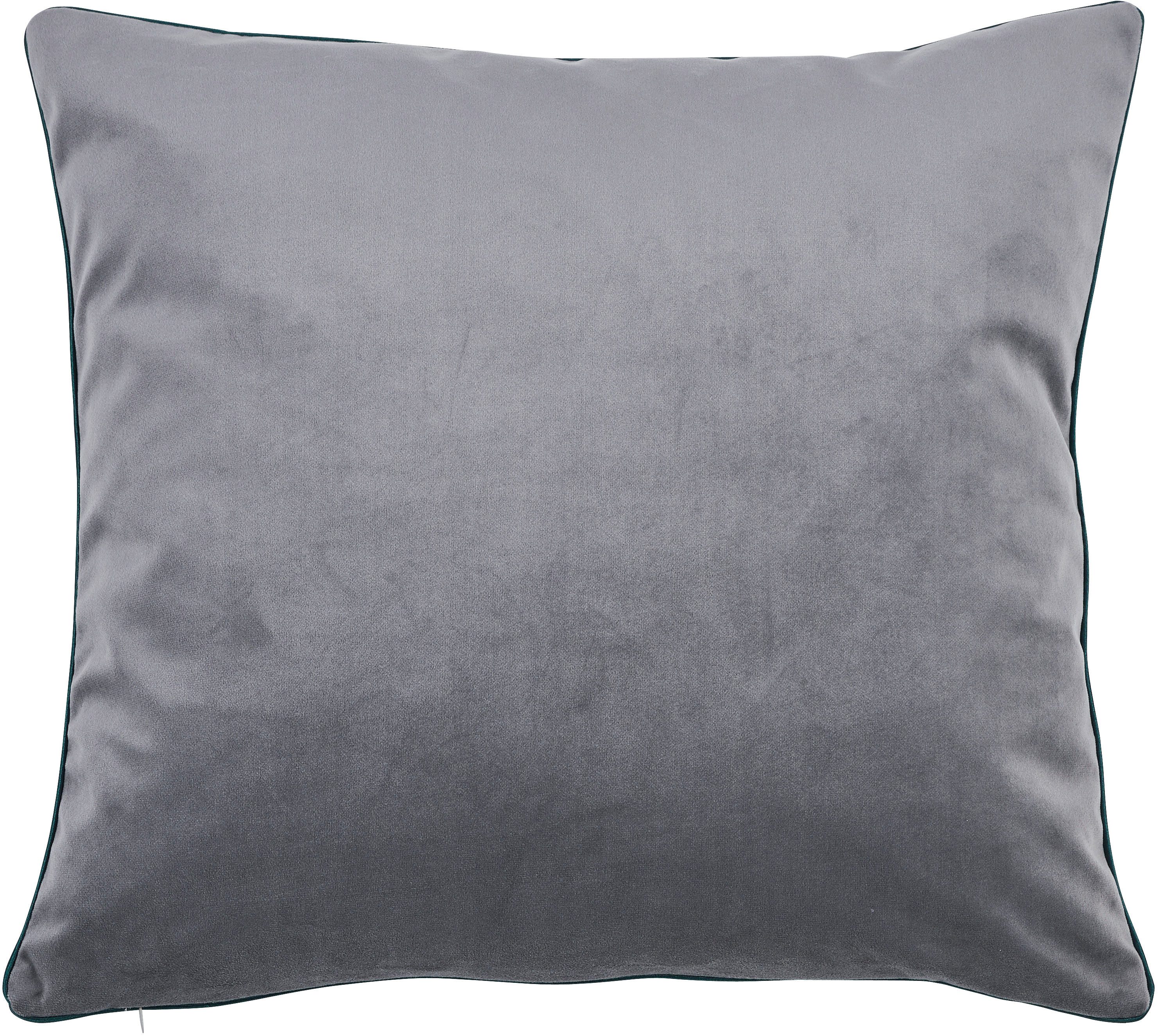 done.® Dekokissen Oh Deer, Velourstoff Anthracite günstig online kaufen