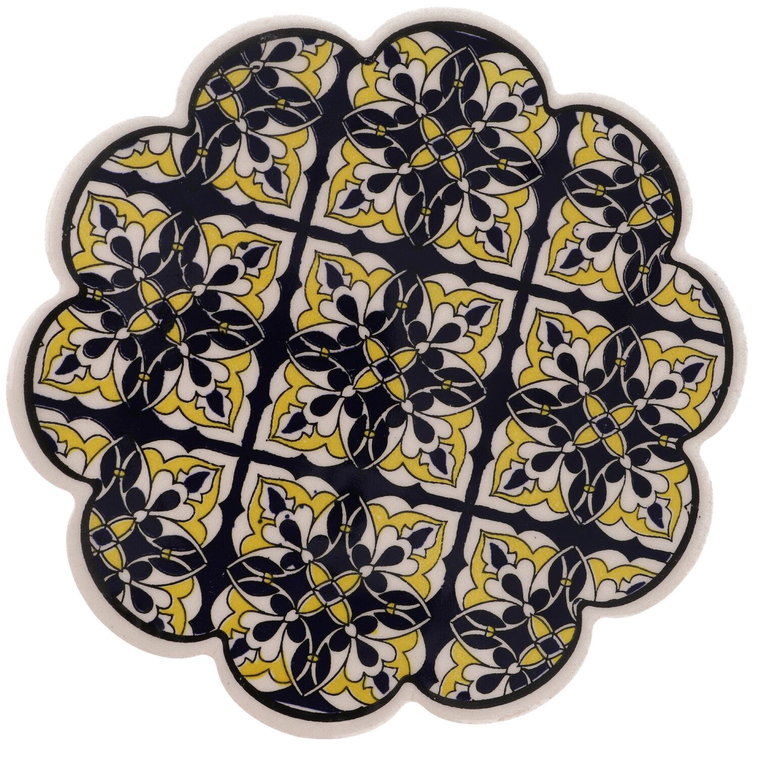Guru-Shop Dekotablett Untersetzer mit traditionell orientalischem..