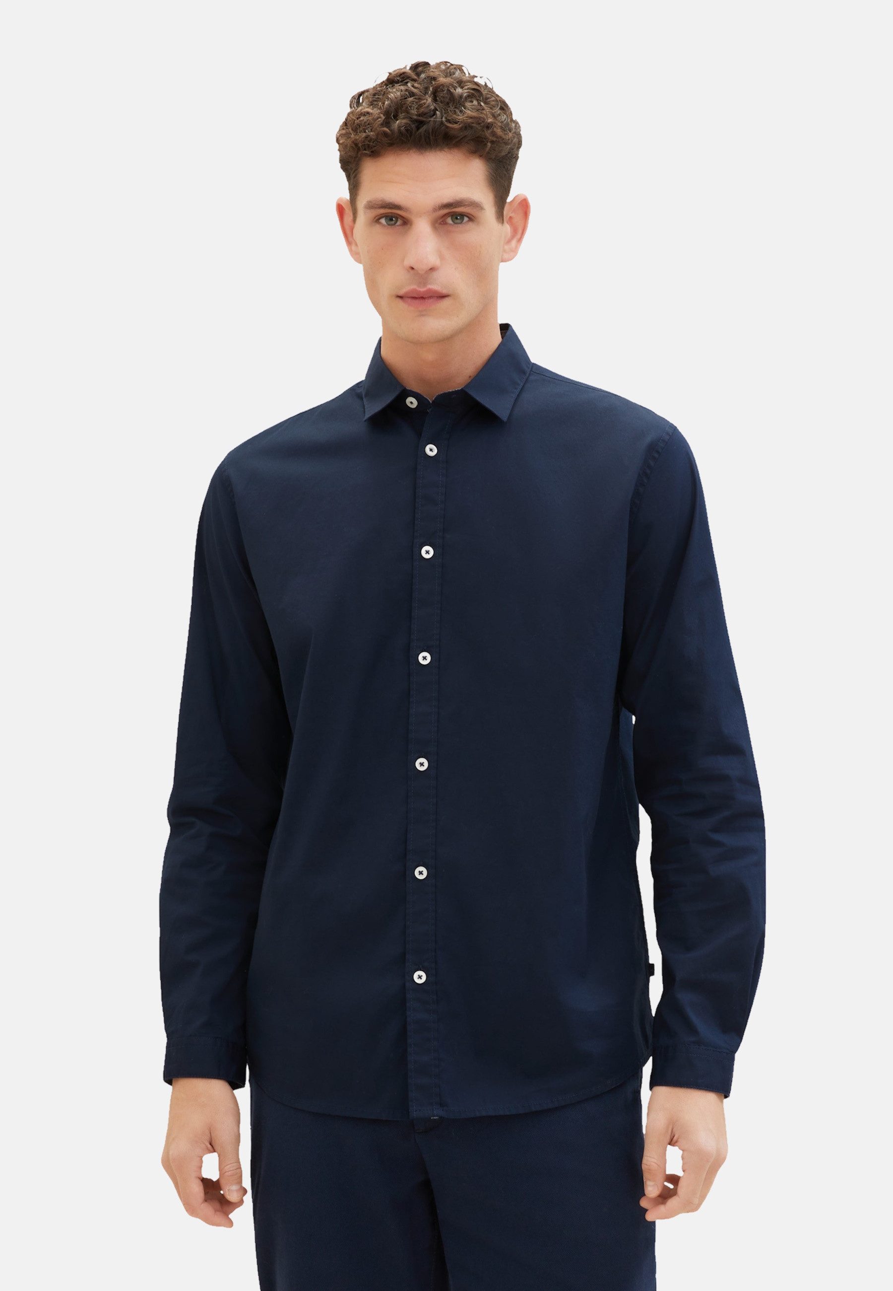 TOM TAILOR Langarmhemd Hemd Langarmhemd (1-tlg)