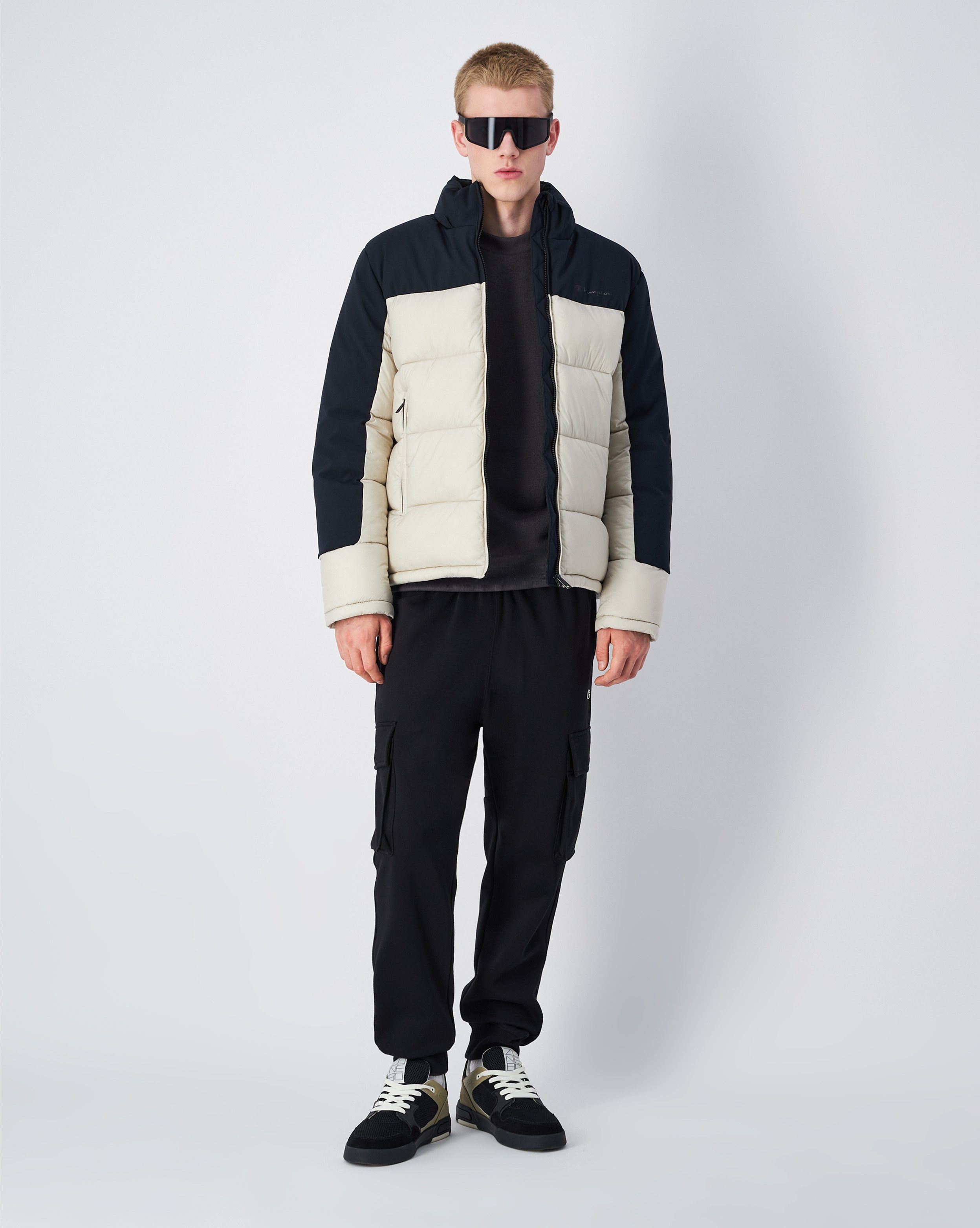 Champion Winterjacke mit Kapuze, aus Polyamid