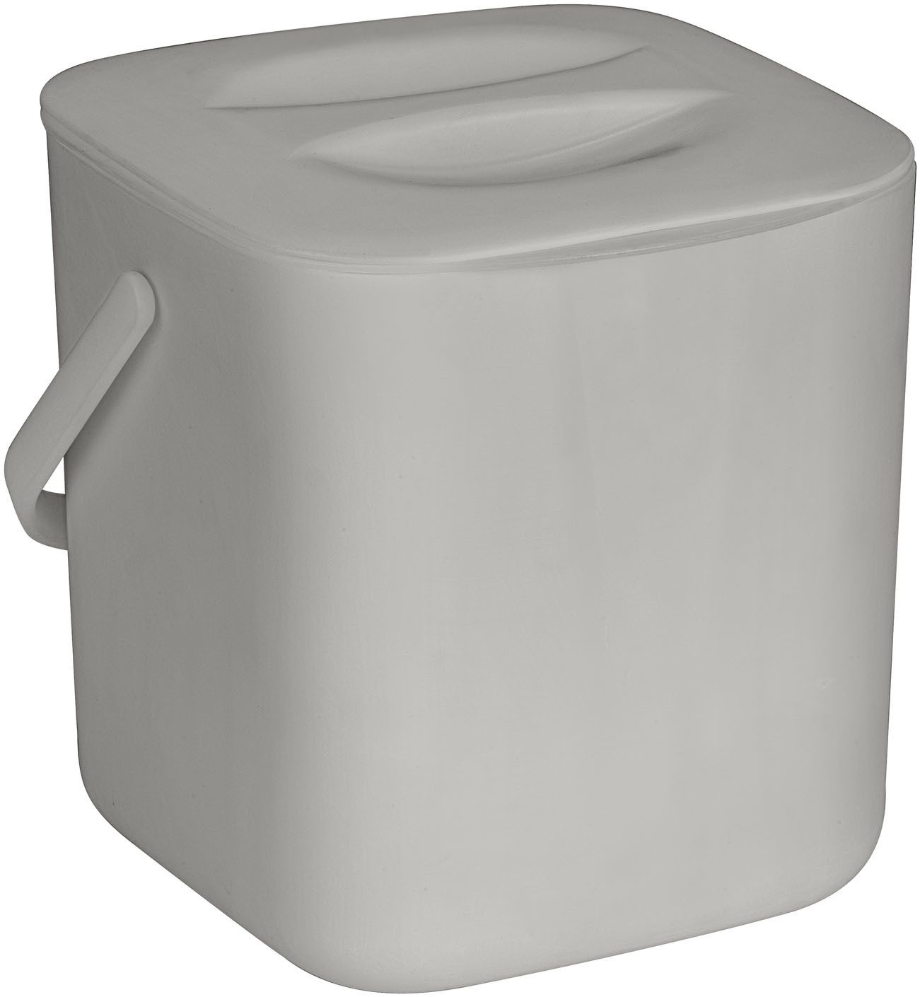 WENKO Biomülleimer Modell Conny, Komposteimer, Abfallsammler mit herausnehmbarem Sieb und Henkel, 3 L