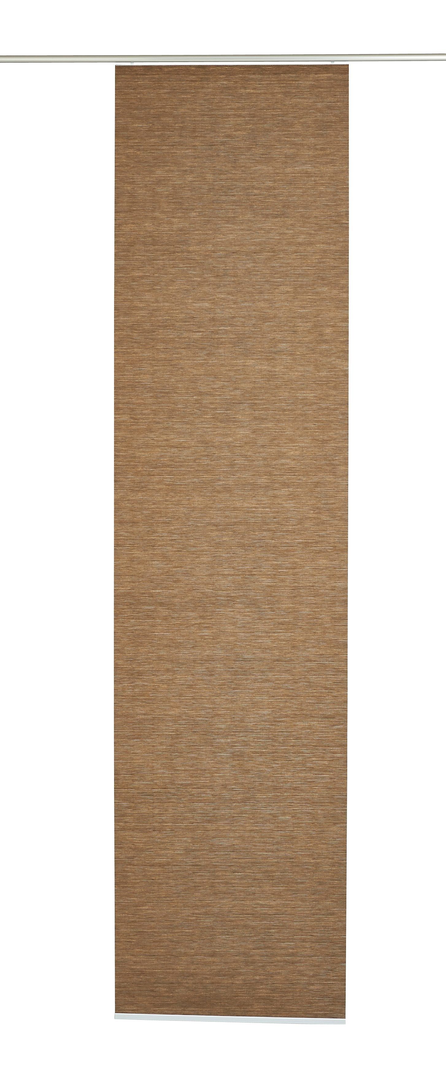 GARDINIA Schiebegardine Flächenvorhang Natur-optik (1 St), Klettband, blick günstig online kaufen