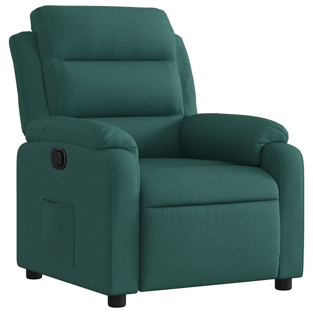 vidaXL Sessel Relaxsessel Dunkelgrün Stoff (1-St) günstig online kaufen