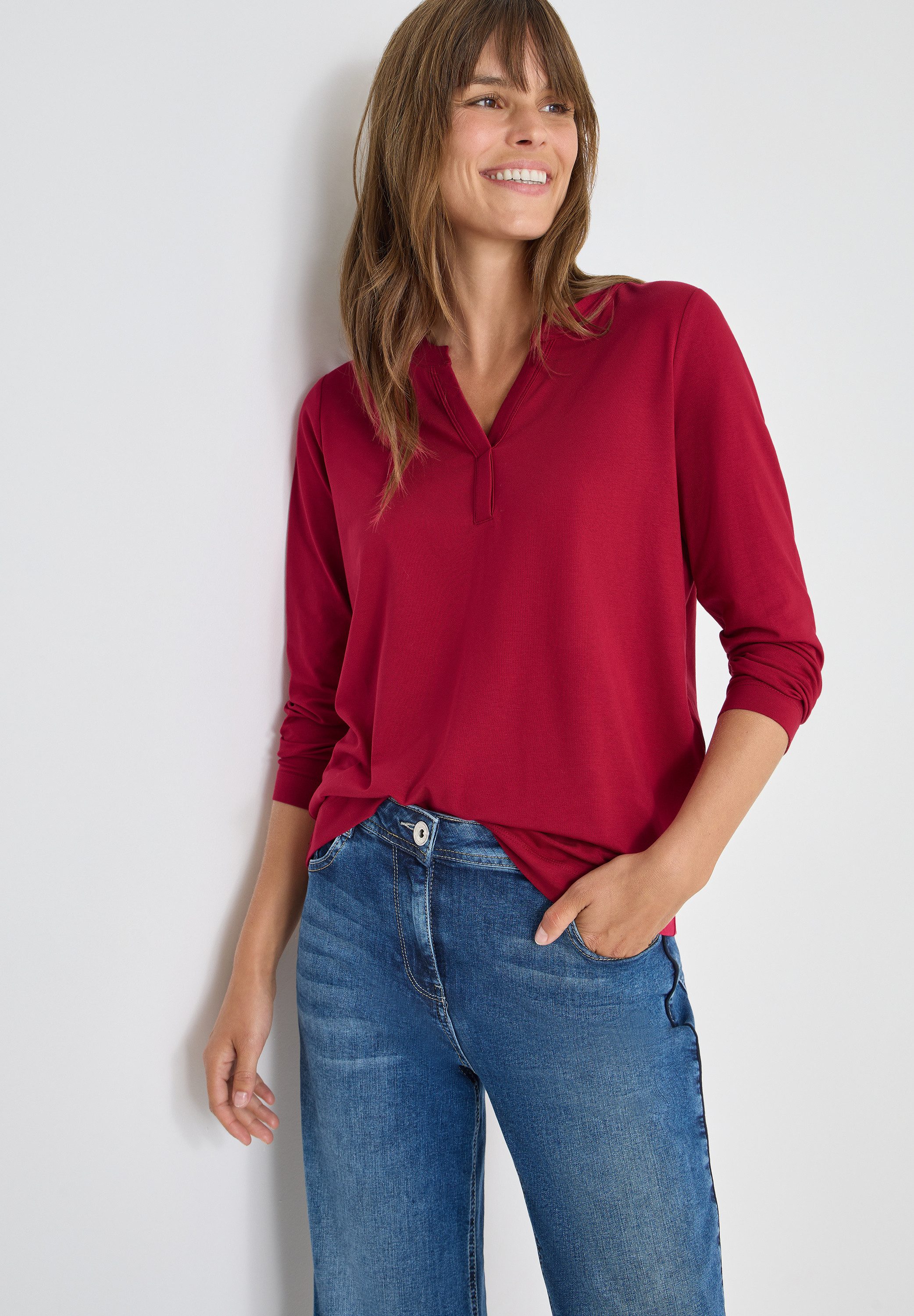 CECIL Langarmshirt im Tunika-Look günstig online kaufen