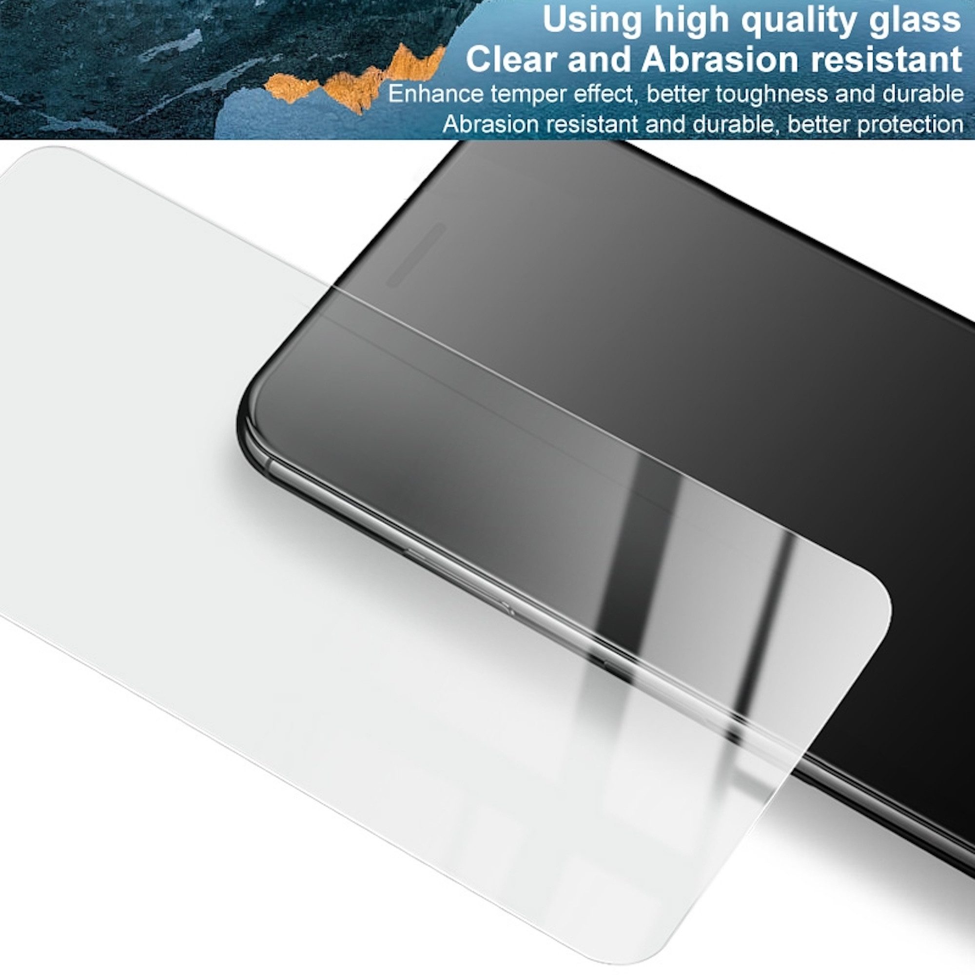 Wigento Handyhülle Für Blackview WAVE 9C 1x 2.5D 0.26mm 9H Hart Glas Display Schutzglas, 0,26mm 9H 2.5D Hart Glas Folie, hoher Schutz