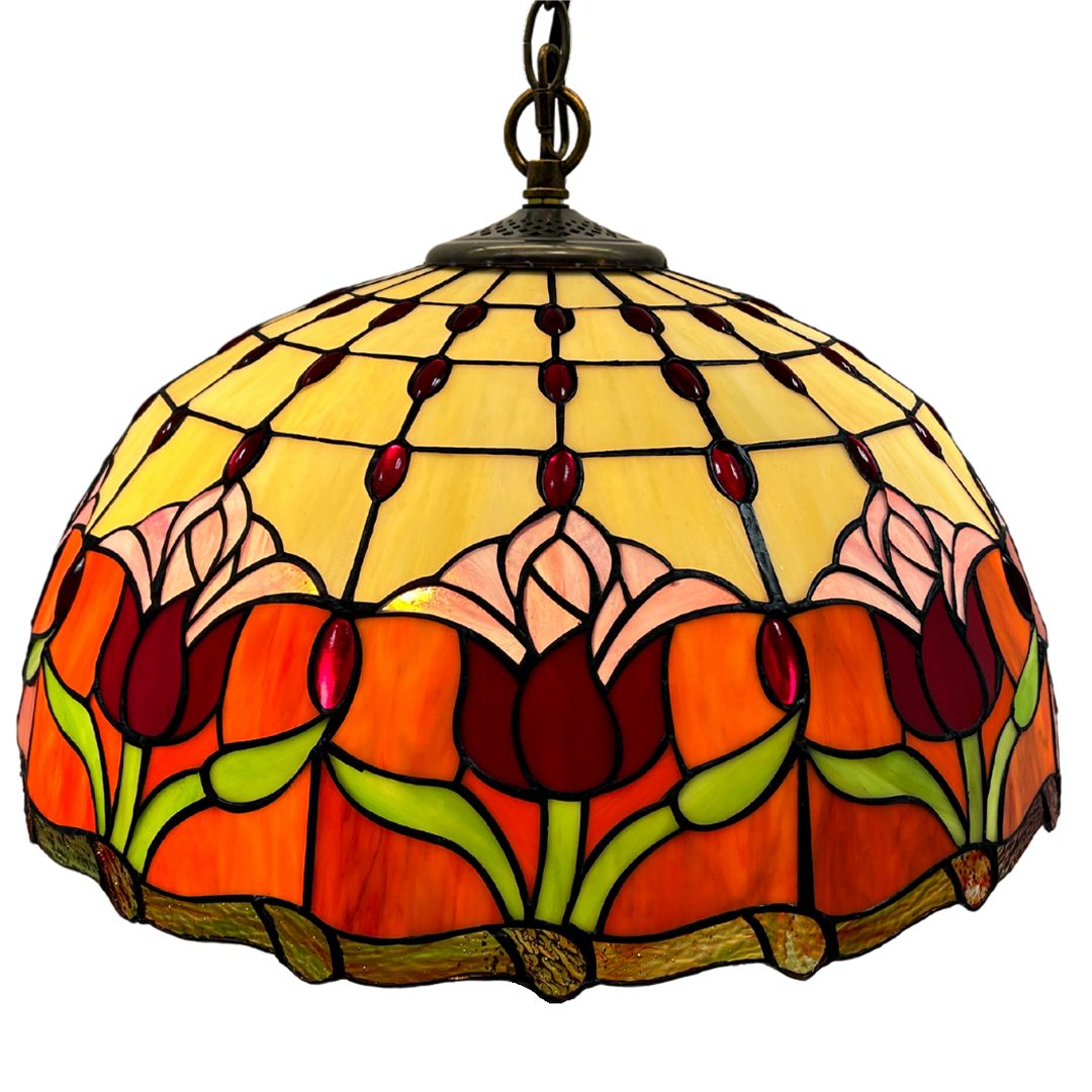 abc HOME Tischleuchte, Deckenleuchte, Stehleuchte, Farbenfroh, Tiffanystil günstig online kaufen