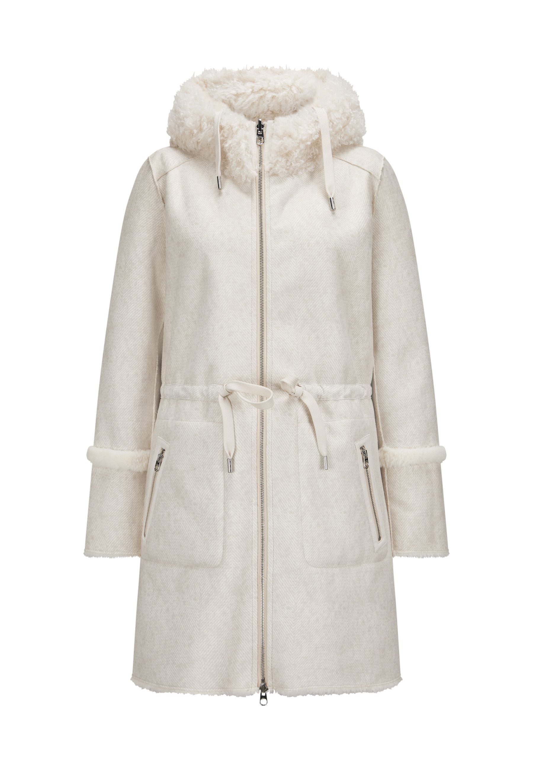 Milestone Wendejacke MSKim printed Damen Tunnelzug, Metallreißverschluss
