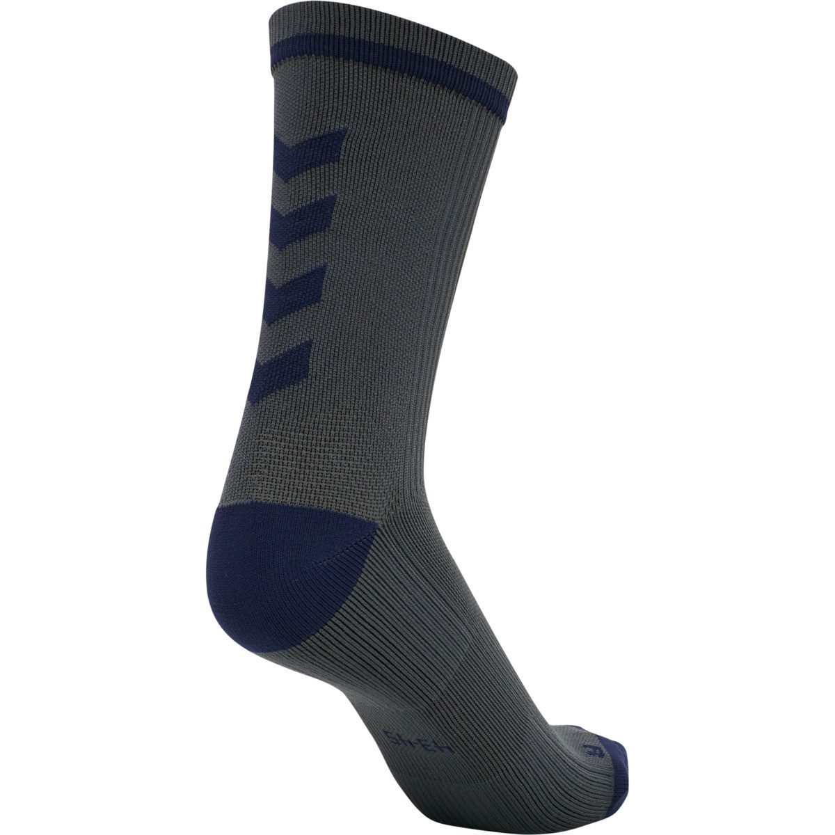 hummel Sportsocken Crew hmlACTION Indoor asphaltgrau/marineblau - 1 Paar