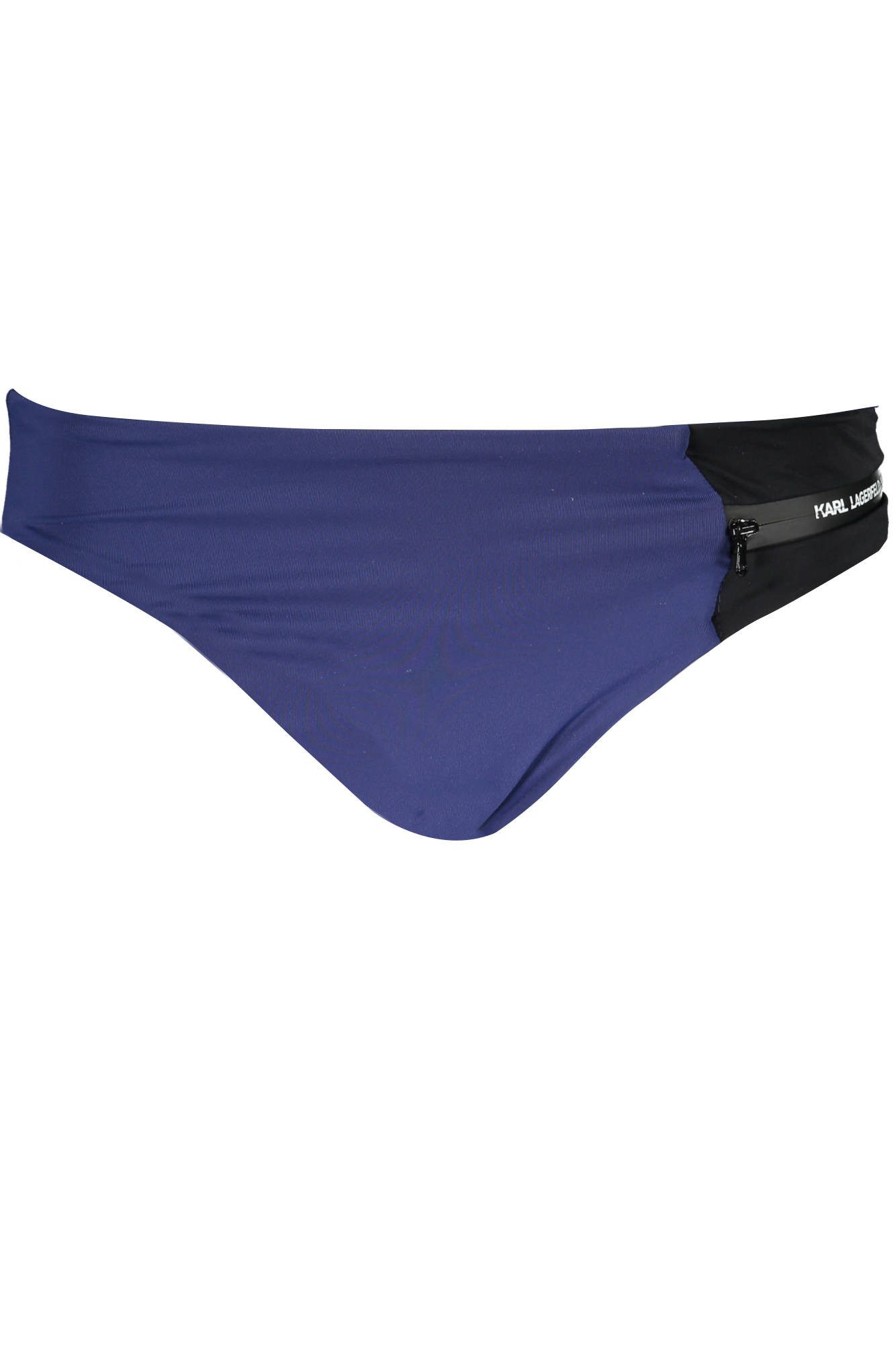 KARL LAGERFELD Badeanzug Elegante Damen-Badehose in Blau mit kontrastierenden Details