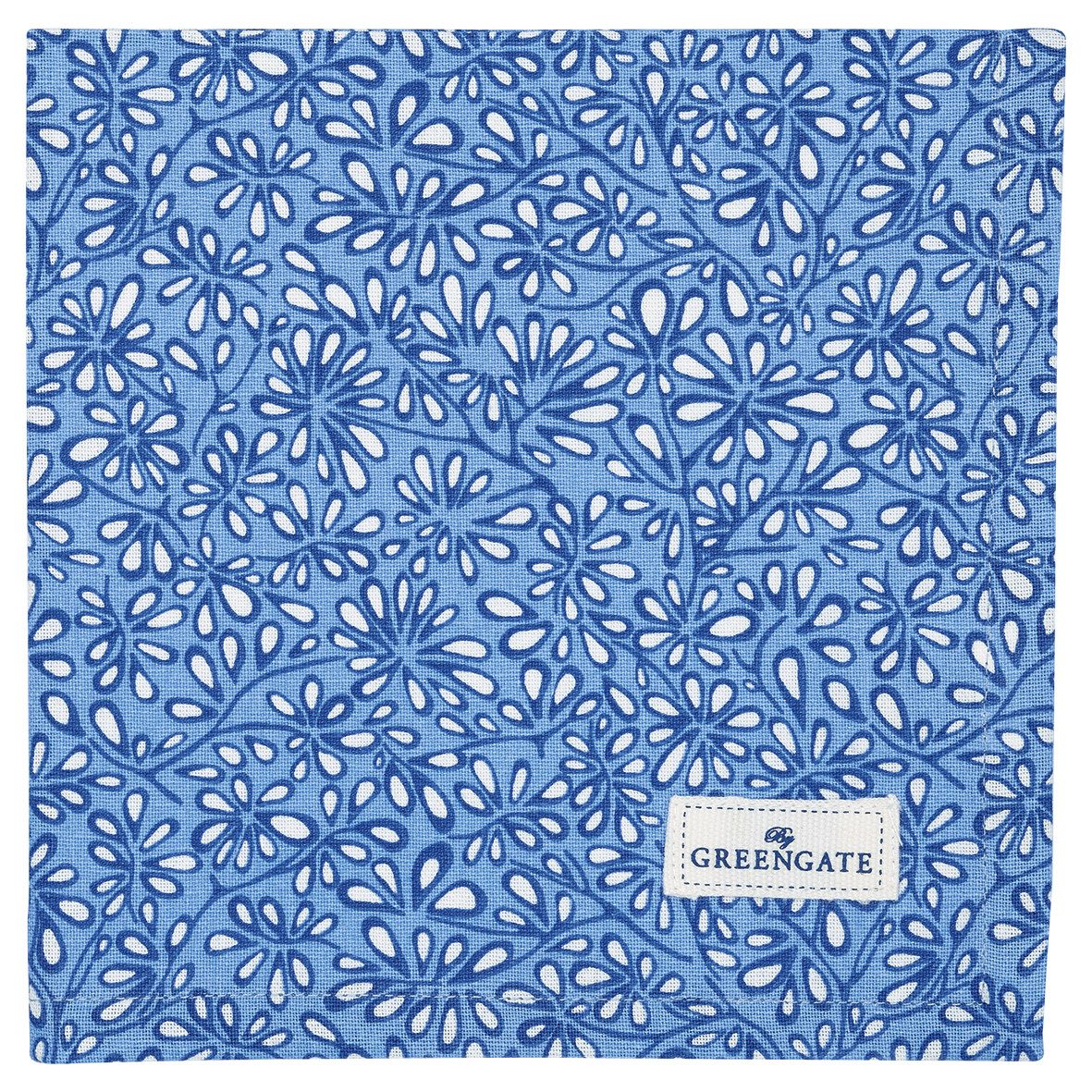 Greengate Stoffserviette Celina Stoffserviette blue 40x40cm