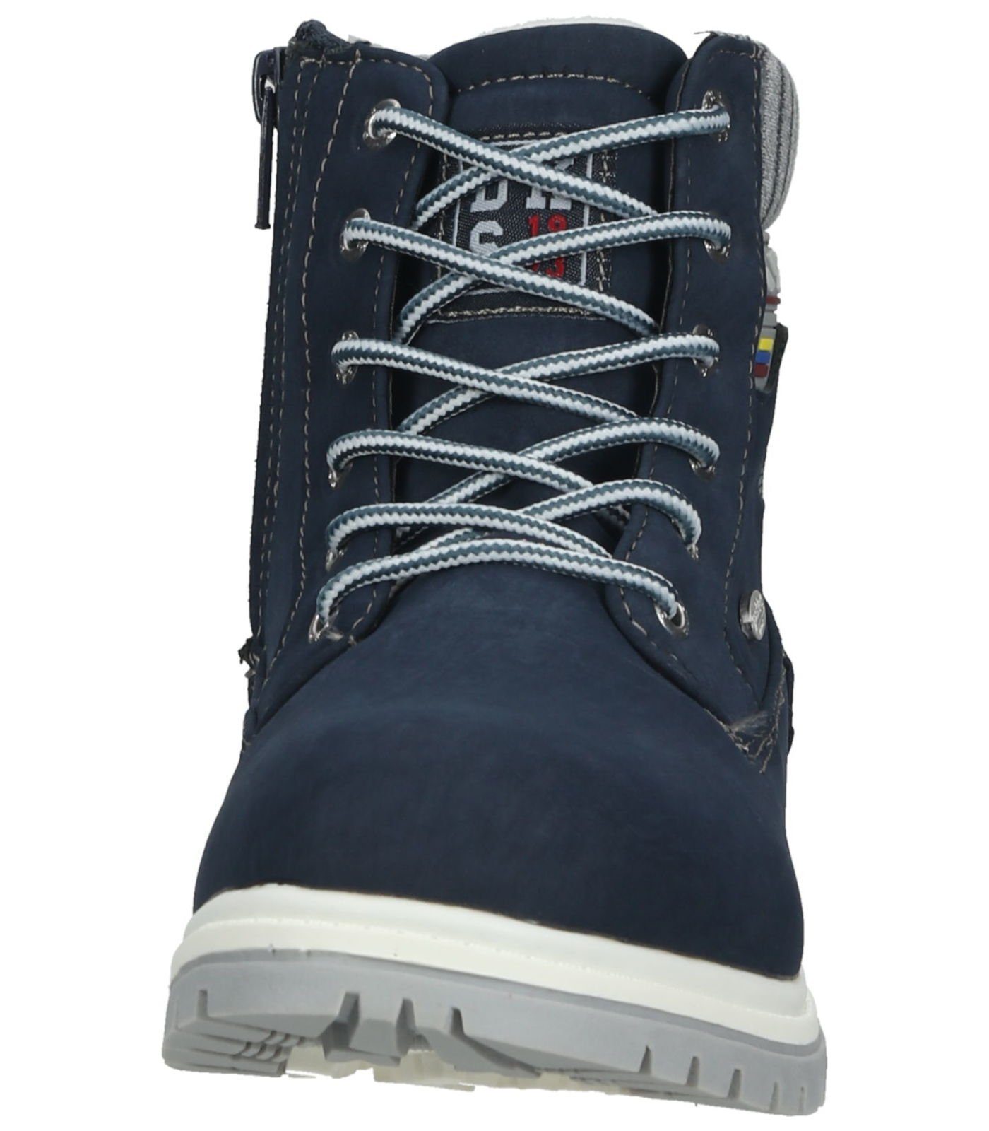 Stiefelette Navy Lederimitat Gerli Dockers Schnürstiefelette by