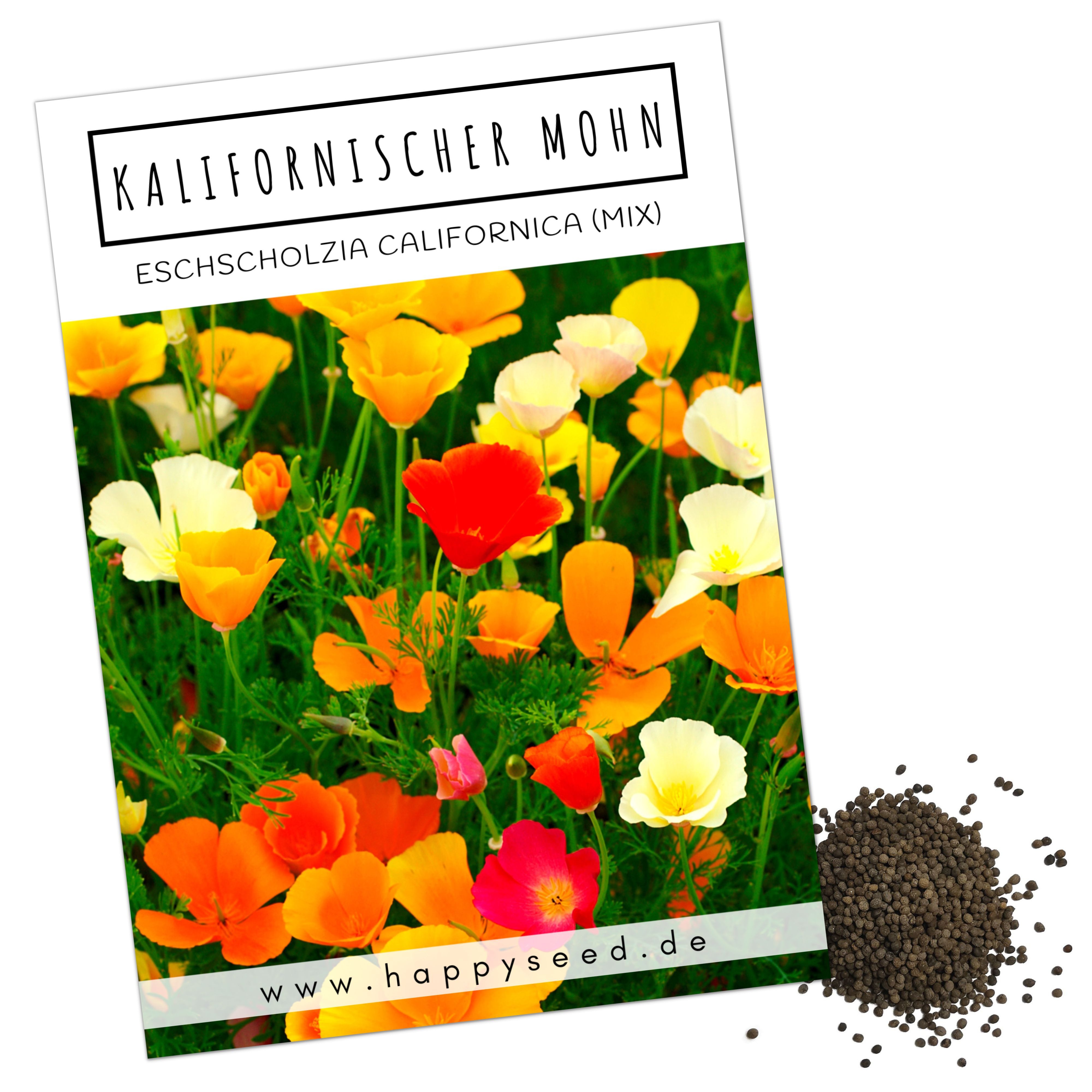 Blumensamen Kalifornischer Mohn Samen - Eschscholzia californica (Mix)
