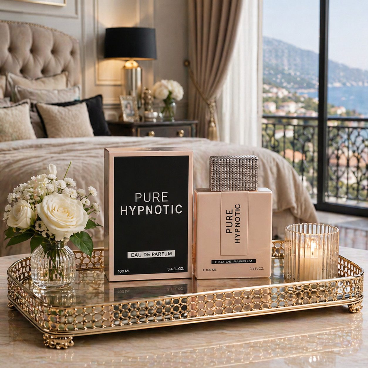 Fine Perfumery London Eau de Parfum Pure Hypnotic für Damen Fruchtig Süß 100 ml, Hergestellt in England, Damenduft, Fruchtig