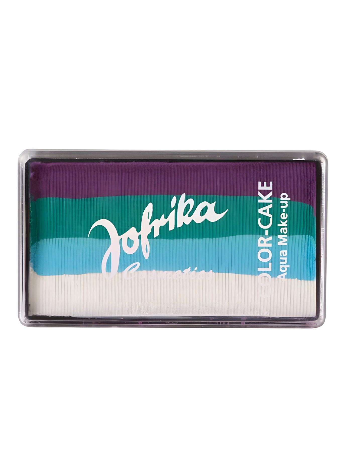 Metamorph Theaterschminke Ocean Farbverlauf Aqua Make-up, Verschiedene Farben nebeneinander in einer Dose: für faszinierende Fa