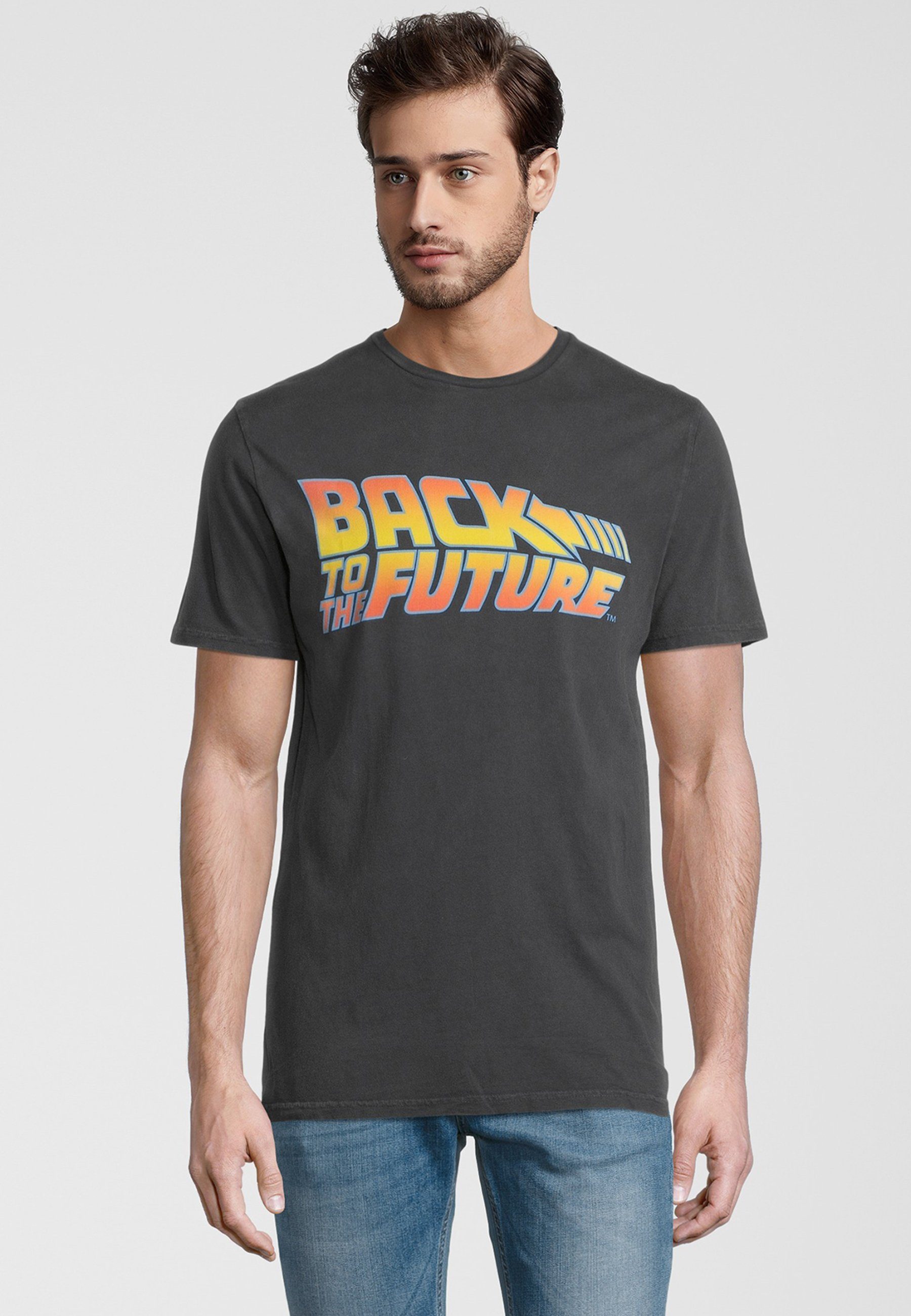 Recovered T-Shirt Back to the Future Classic GOTS zertifizierte Bio-Baumwolle