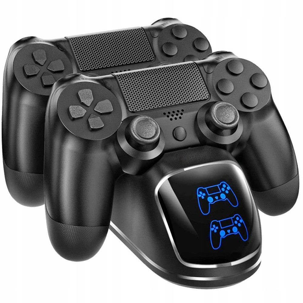 RACEL Konsolen-Dockingstation PS4 Controller Ladestation Dual Charger mit USB Kabel, (1 St), praktisch, schnell