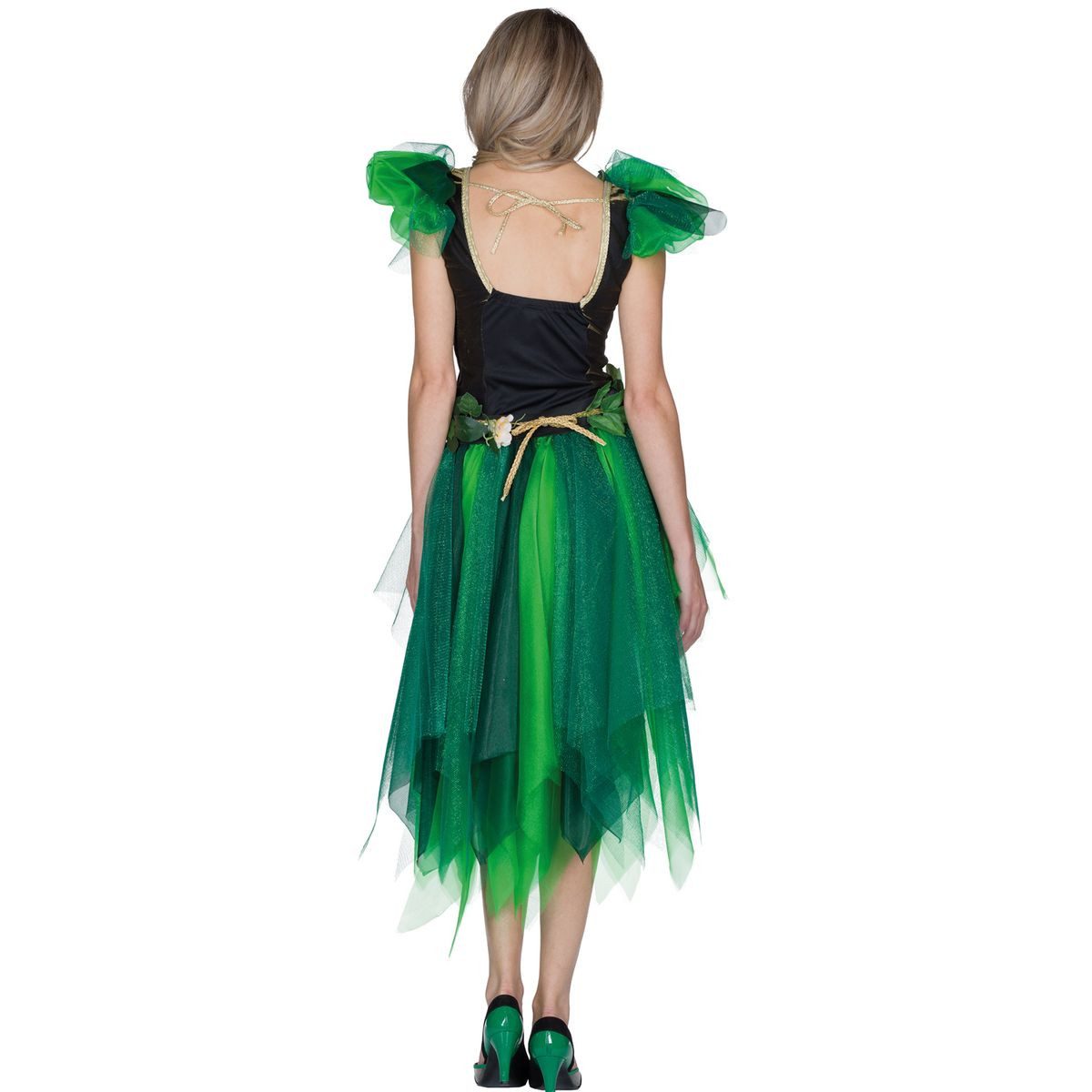 Party x People Feen-Kostüm Waldfee Grün Oberteil und Rock für Erwachsene