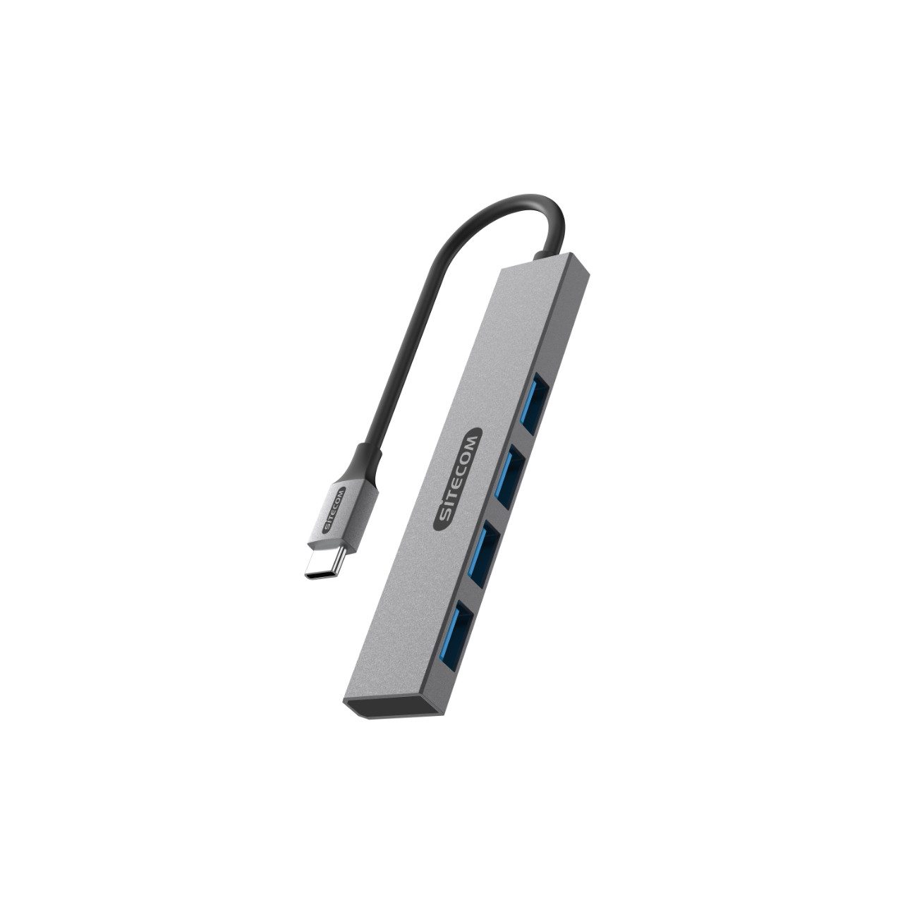 Sitecom CN-5003 Usb-адаптер USB-C zu USB-A, 20 cm, USB-C Hub mit 4× USB-A 3.0, 5 Gbit/s, kompakt & tragbar